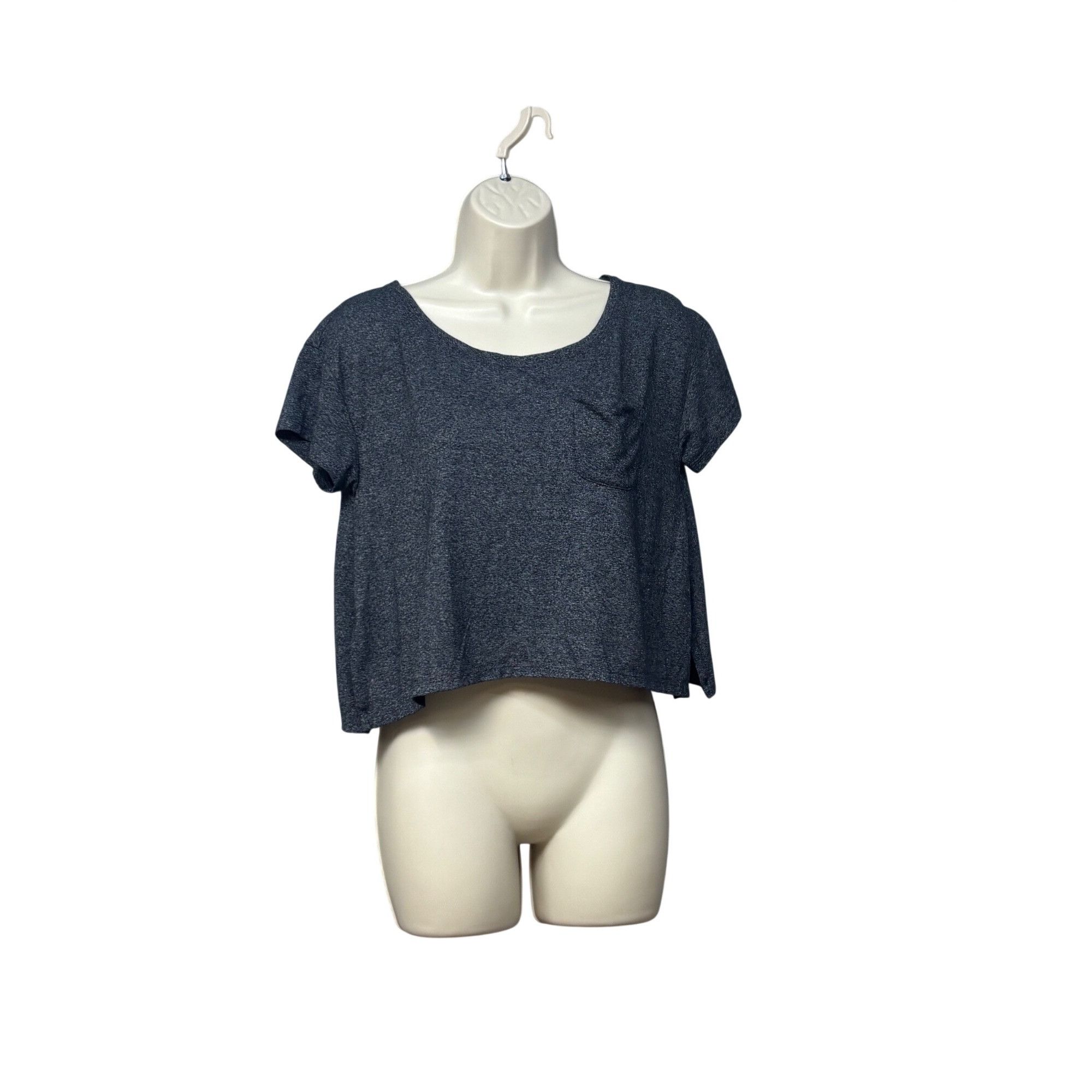 Abercrombie & Fitch Abercrombie & Fitch Womens Cropped T-Shirt With Pocket, Heat Size S / US 4 / IT 40 - 11 Thumbnail
