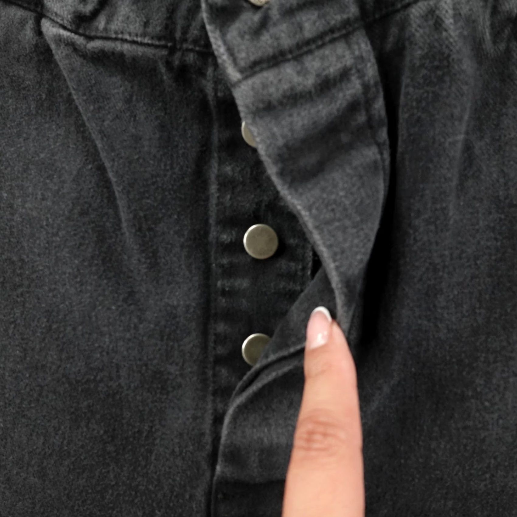 Vintage VINTAGE Wahmaker Pants Mens 40 Black Buckle Back Frontier Western Button Fly Size US 40 / EU 56 - 4 Thumbnail