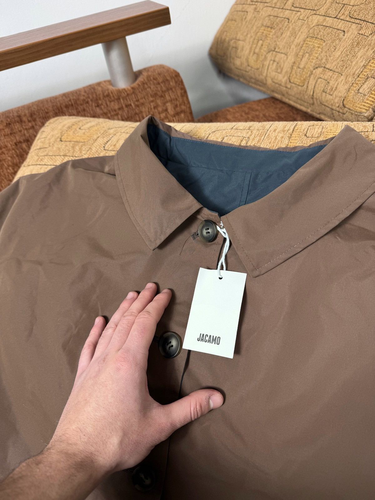 Other Jacamo Reversible oversize Coat – Brown / Navy Casual Coat Size US L / EU 52-54 / 3 - 2 Thumbnail