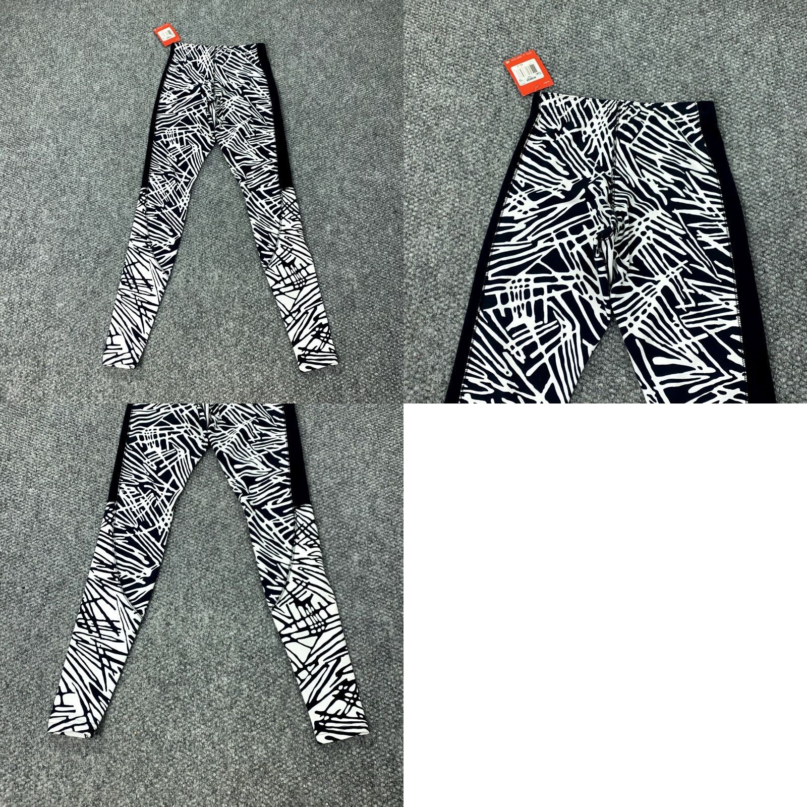 Nike Nike Leggings Womens XS Black All Over Print Stretch NWT Leg-A-See Geometric Athletic Shoes? Size 26" / US 2 / IT 38 - 9 Thumbnail