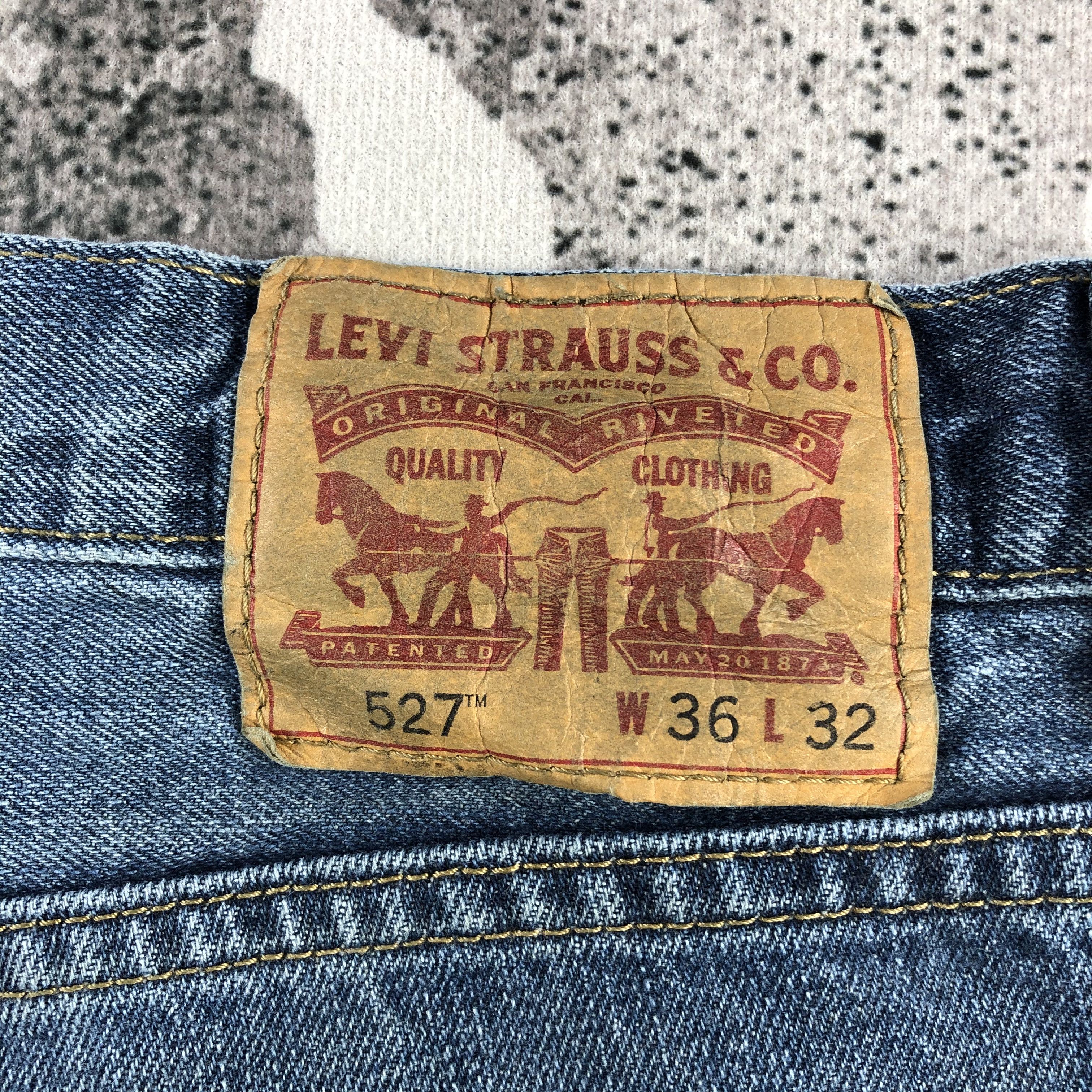 Levi's Vintage Levis 527 Jeans Flare Denim KJ969 Size US 36 / EU 52 - 4 Thumbnail