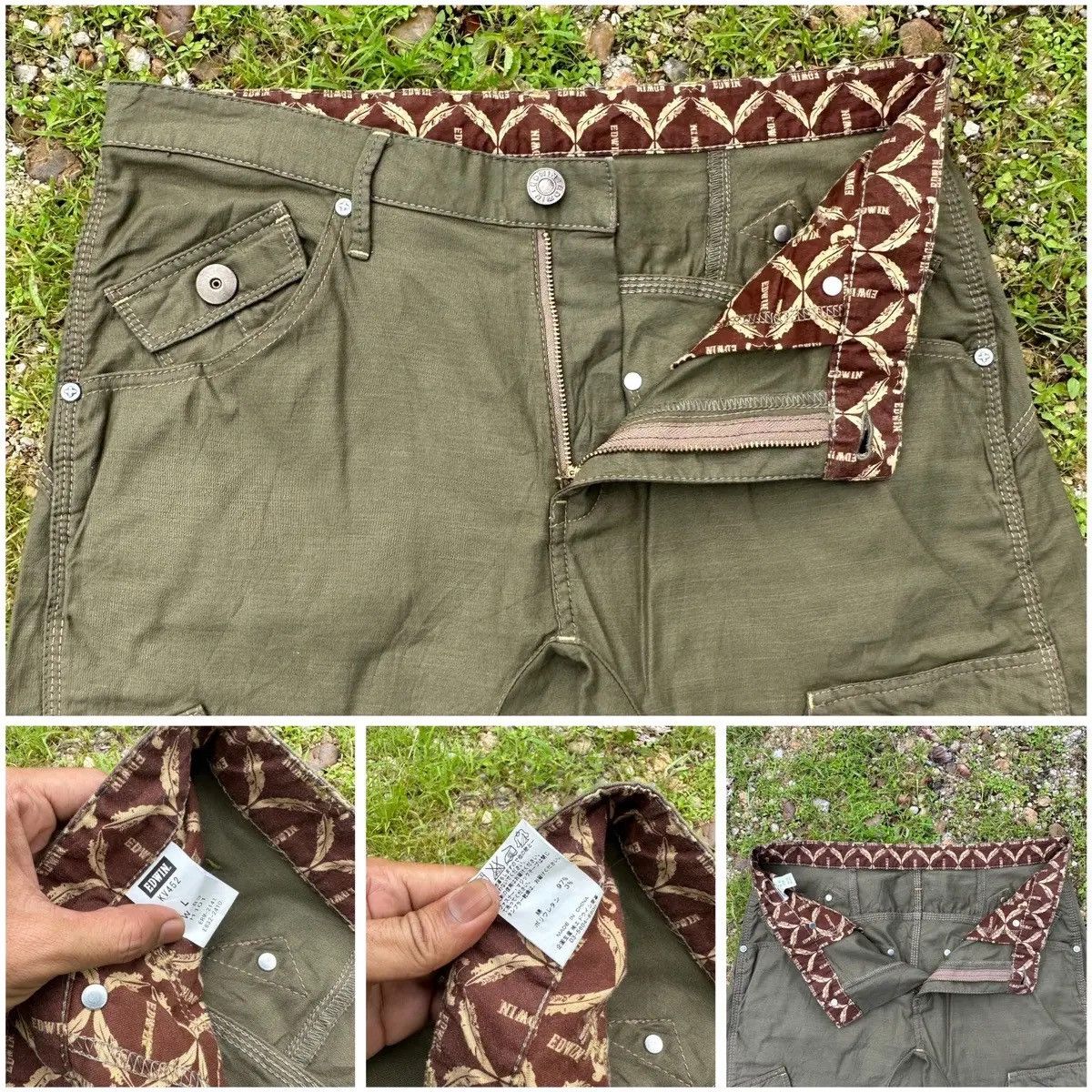 Matsuda SICKS!!VINTAGE EDWIN TROUSERS CURVE/BANANA LEGS BUCKLE PANTS Size US 33 - 11 Thumbnail