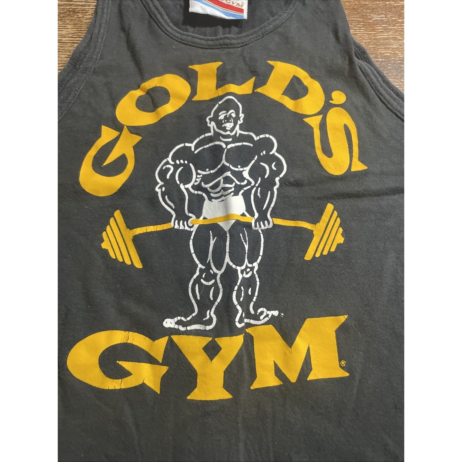 Other Single stitched Vintage 80’s Gold's Gym Muscle Tank Medium Size US M / EU 48-50 / 2 - 2 Thumbnail