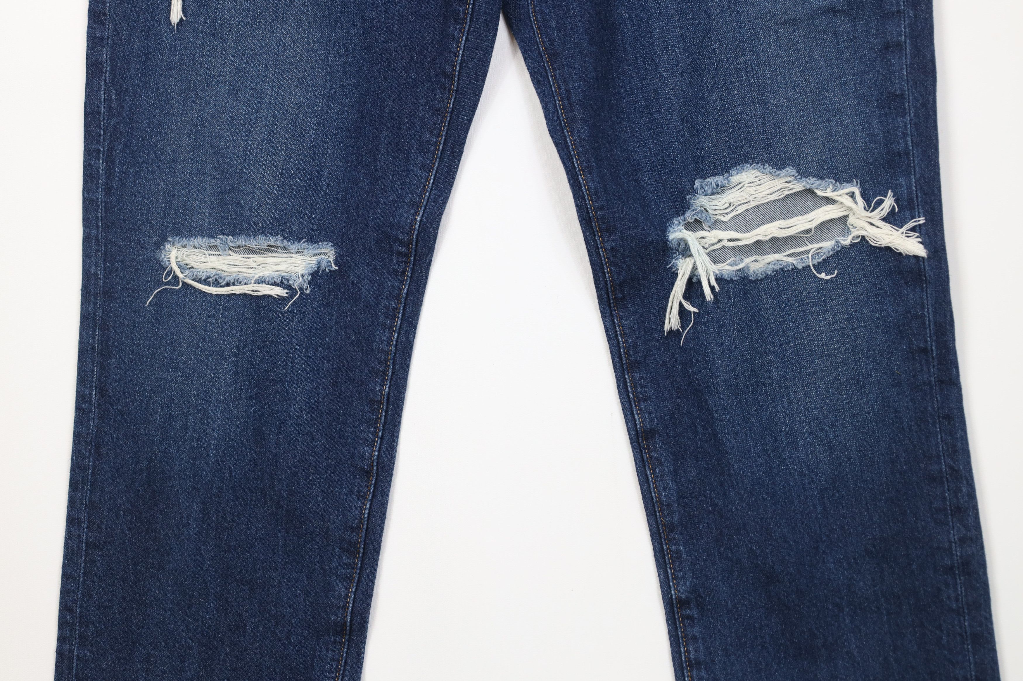 Abercrombie & Fitch Vintage Y2K Abercrombie & Fitch Rustin Athletic Slim Jeans Size US 33 - 3 Thumbnail