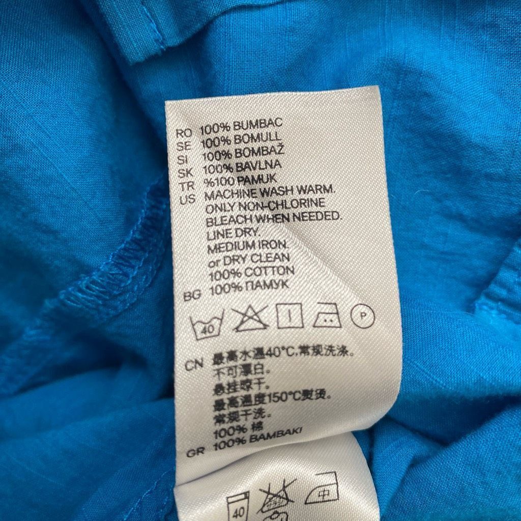 H&M H&M men M Longsleeve button down dress shirt blue Size US M / EU 48-50 / 2 - 4 Thumbnail