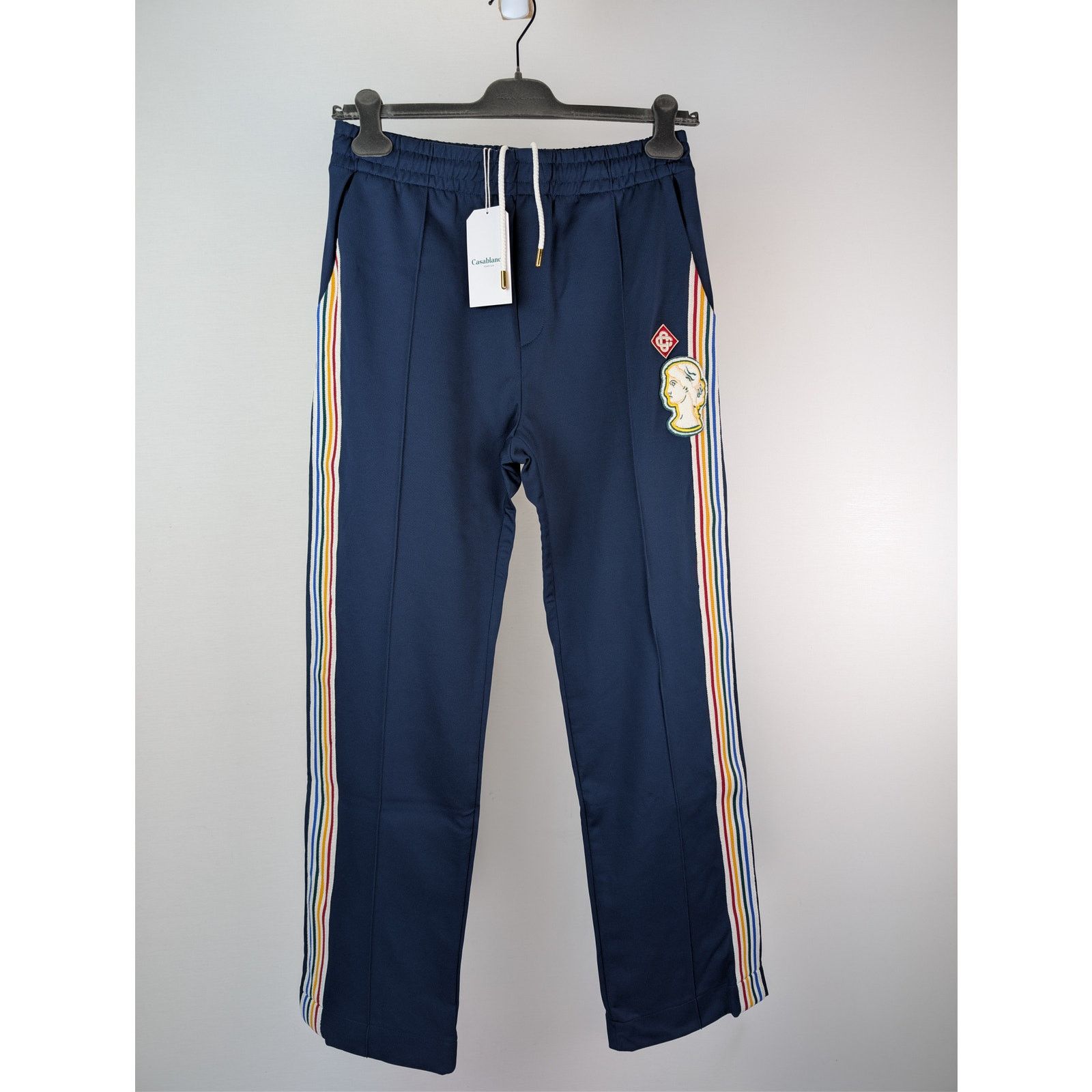 Casablanca o1rshd1 Men's Varsity Track Pants Tricot in Navy Size US 32 / EU 48 - 2 Thumbnail