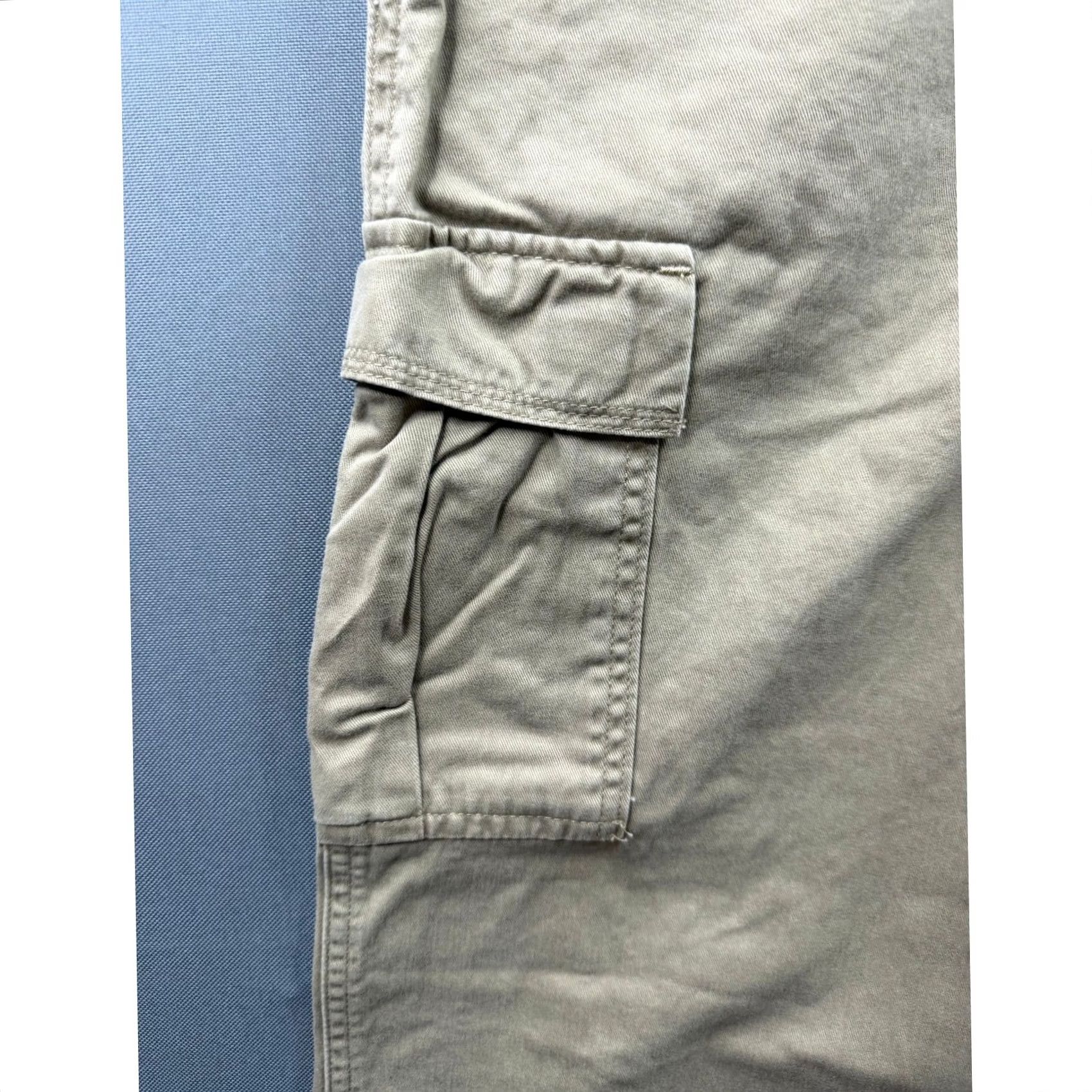 Wrangler Wrangler Cargo Pants Mens Tan Khaki Relaxed Fit Cotton Workwear 38x32 Size US 38 / EU 54 - 4 Thumbnail