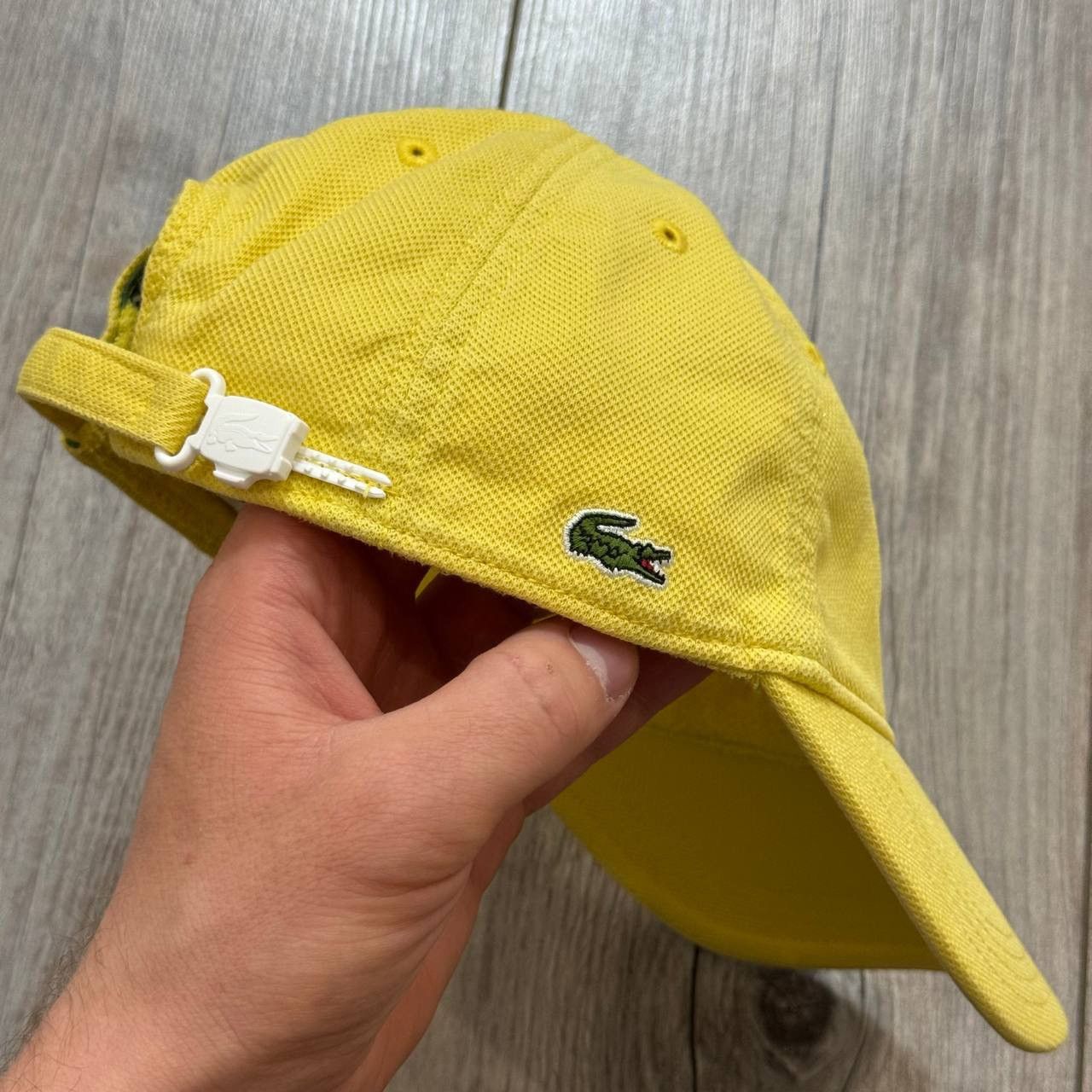 Lacoste × Vintage Vintage Lacoste Yellow Cap Size ONE SIZE - 1 Thumbnail
