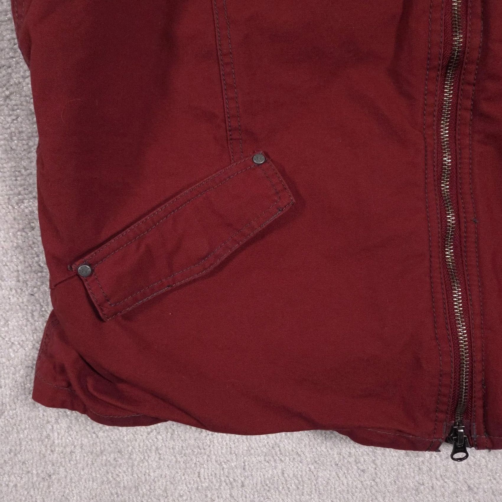 Vintage Noble Outfitters Vest Womens XL Burgundy Sherpa Lined Zip Pockets Outdoor Riding Size XL / US 12-14 / IT 48-50 - 4 Thumbnail
