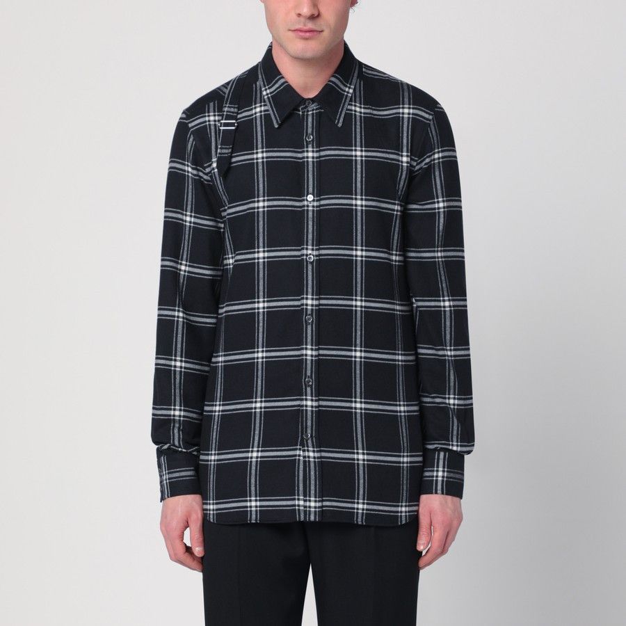 o1d2blof0126 Cotton Flannel Checkered Shirt in Multicolor