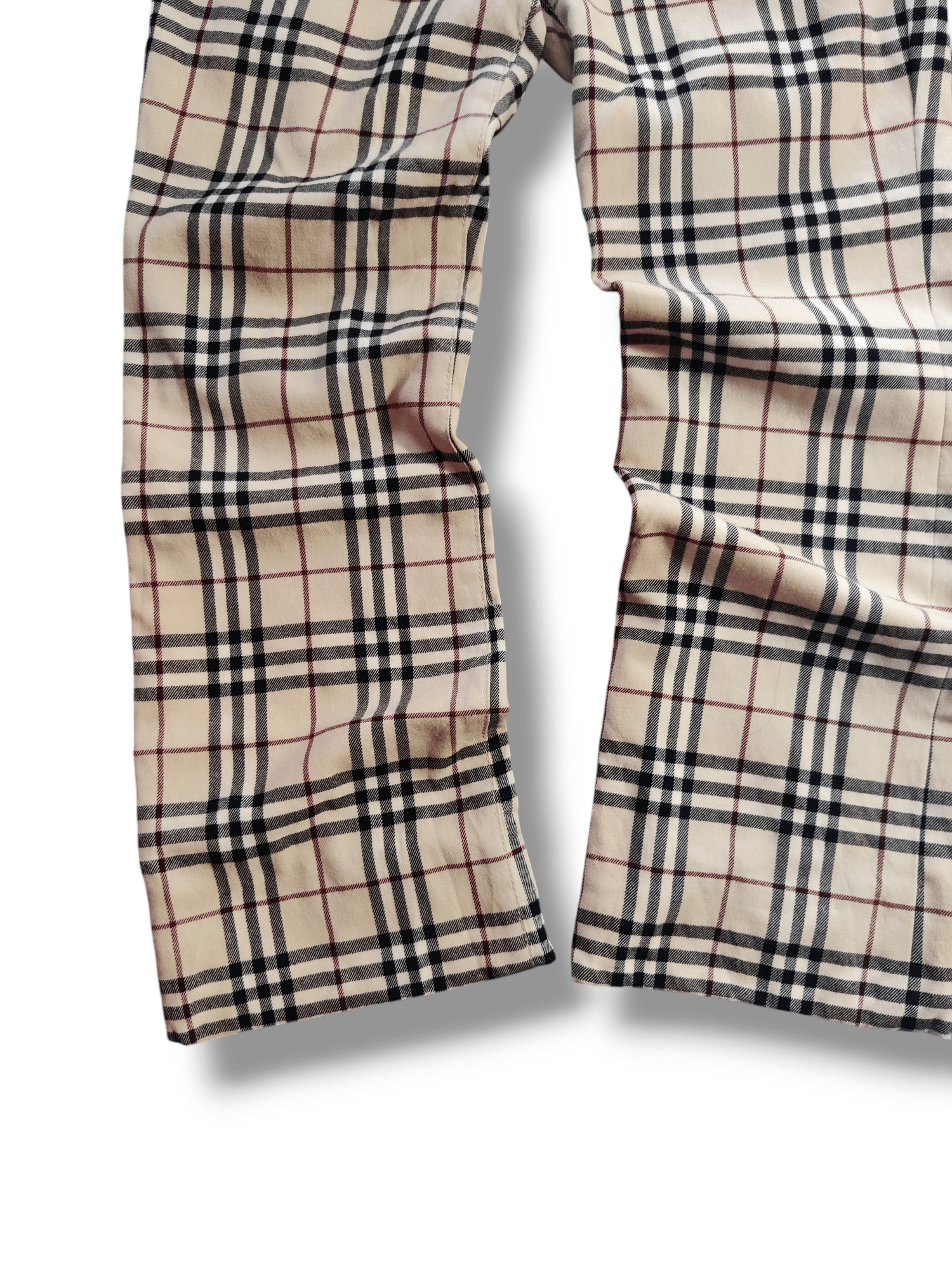 Other Vintage Distressed Burberry London Nova Check Wool Pants Size 28" / US 6 / IT 42 - 3 Thumbnail