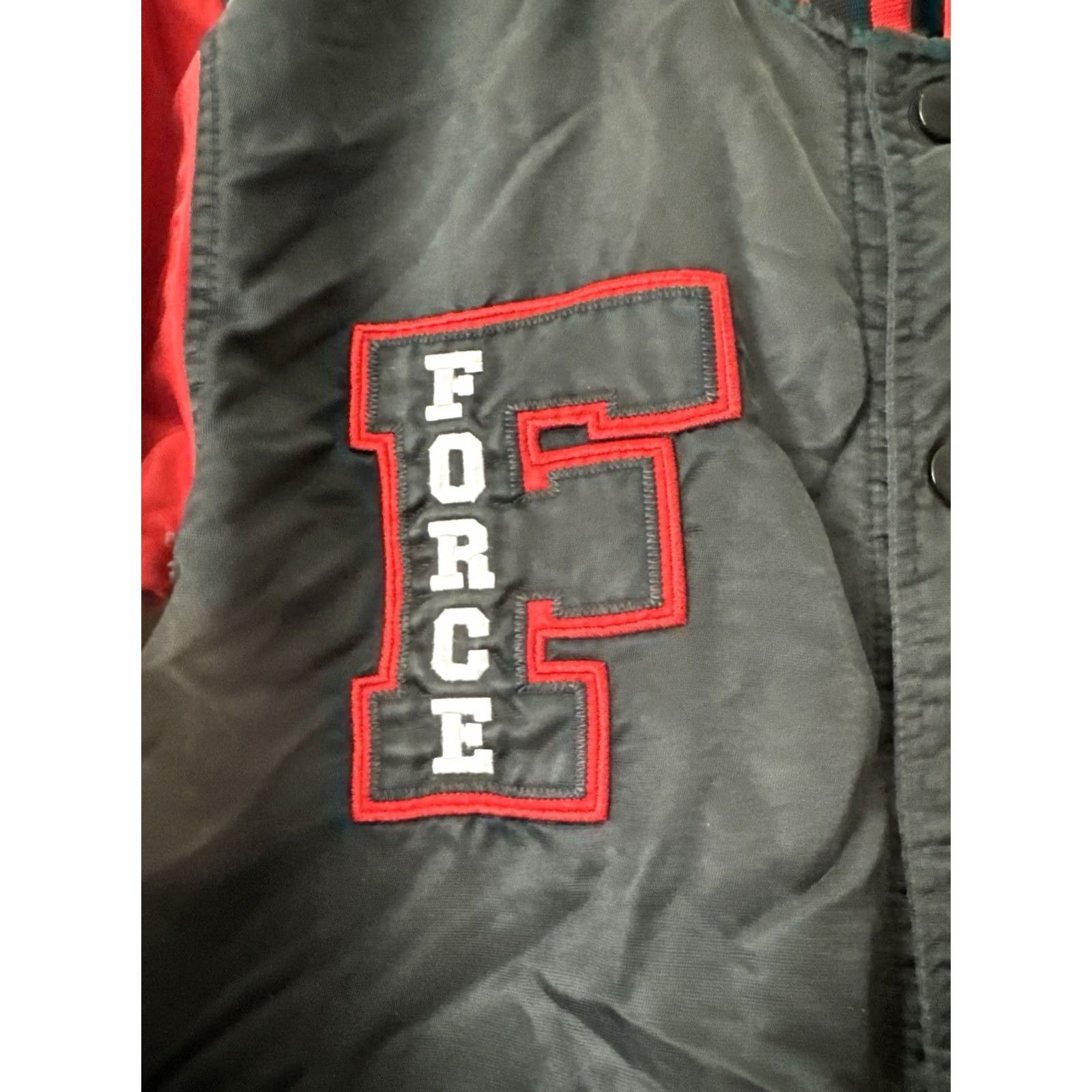Nike Nike Force Uptowns Varsity Jacket Red Black Basketball Streetwear S Mens Size US S / EU 44-46 / 1 - 3 Thumbnail
