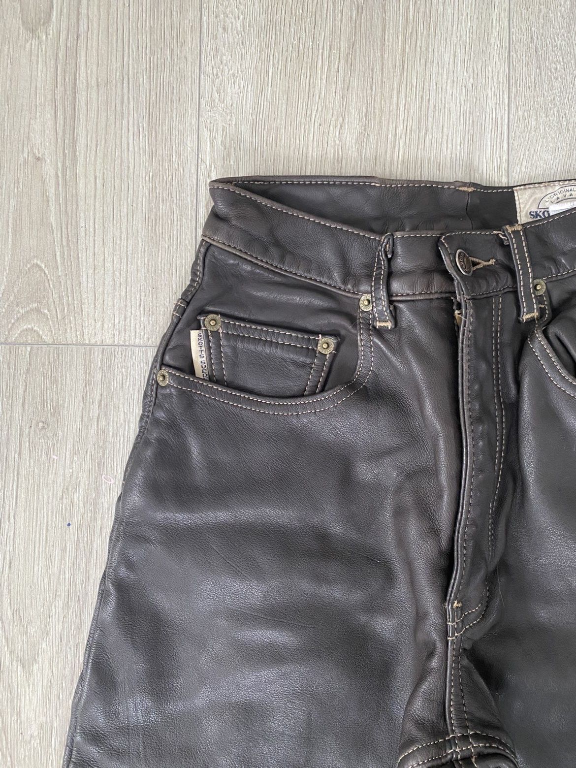Other Skotts Suede Genuine Leather pants Size 26" / US 2 / IT 38 - 2 Thumbnail