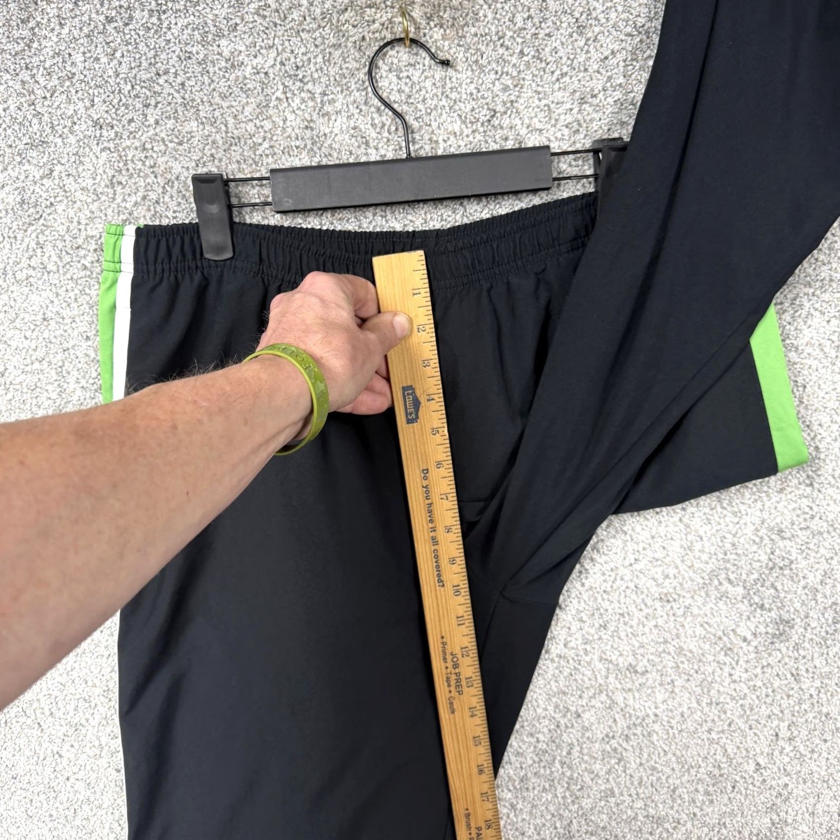 Nike Vtg Nike Track Pants XL 34x29.5 Black Men Regular Size 34 Inseam 29 Nike Swoosh Pockets Side Stripe Athletic Athleisure Retro Vintage Casual Updated Size US 36 / EU 52 - 5 Thumbnail