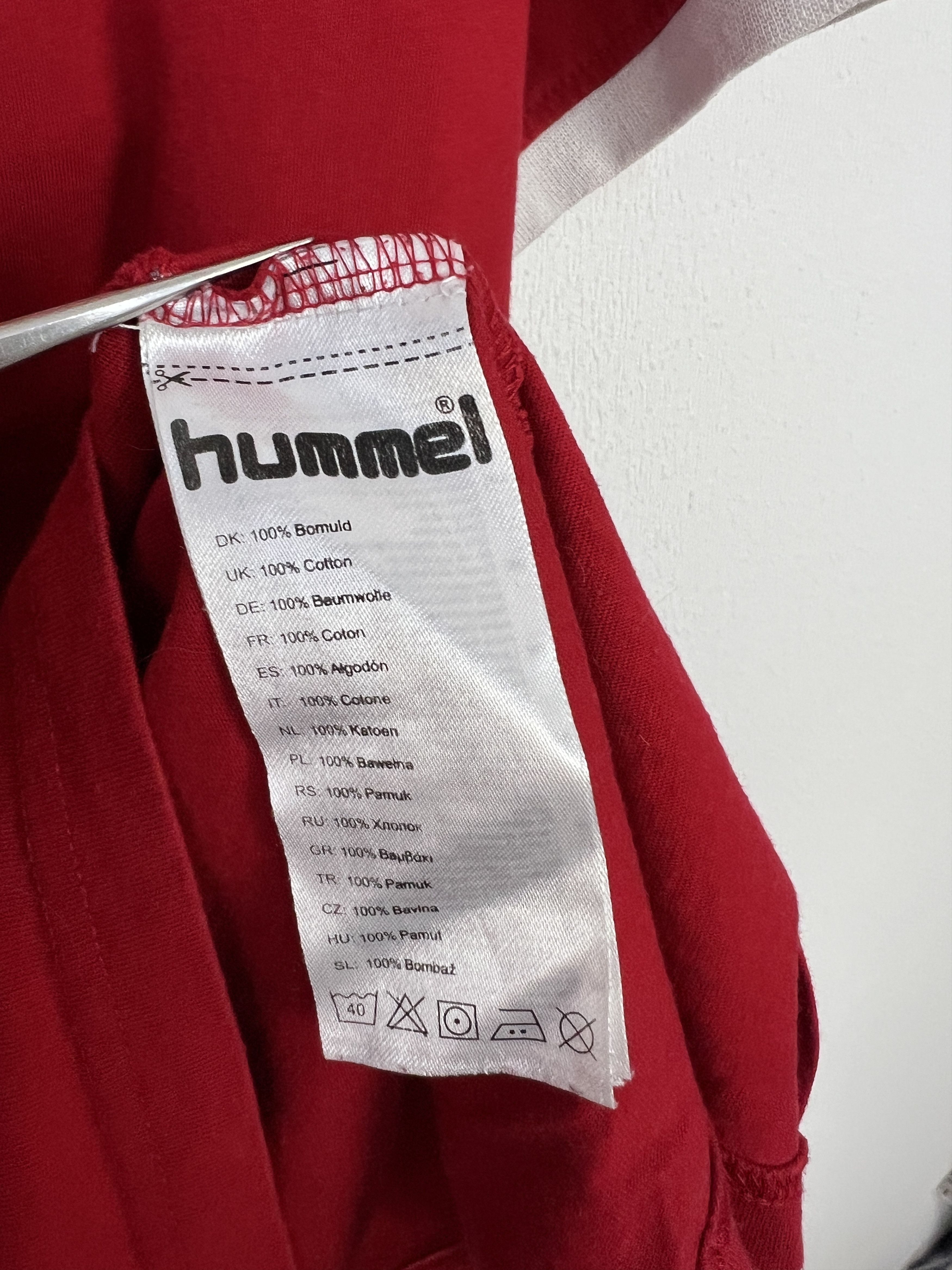Hummel Denmark Football Shirt Soccer National Team Jersey Trikot Size US L / EU 52-54 / 3 - 6 Thumbnail