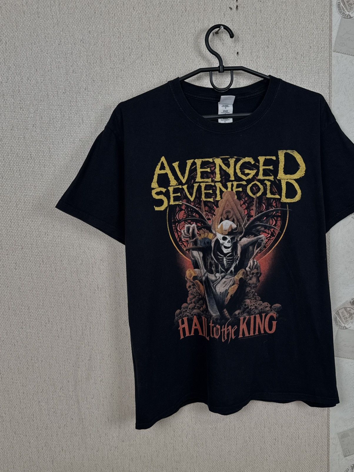 Other Avenged Sevenfold T shirt Black Hail to the King SL 2013 Size US L / EU 52-54 / 3 - 11 Thumbnail