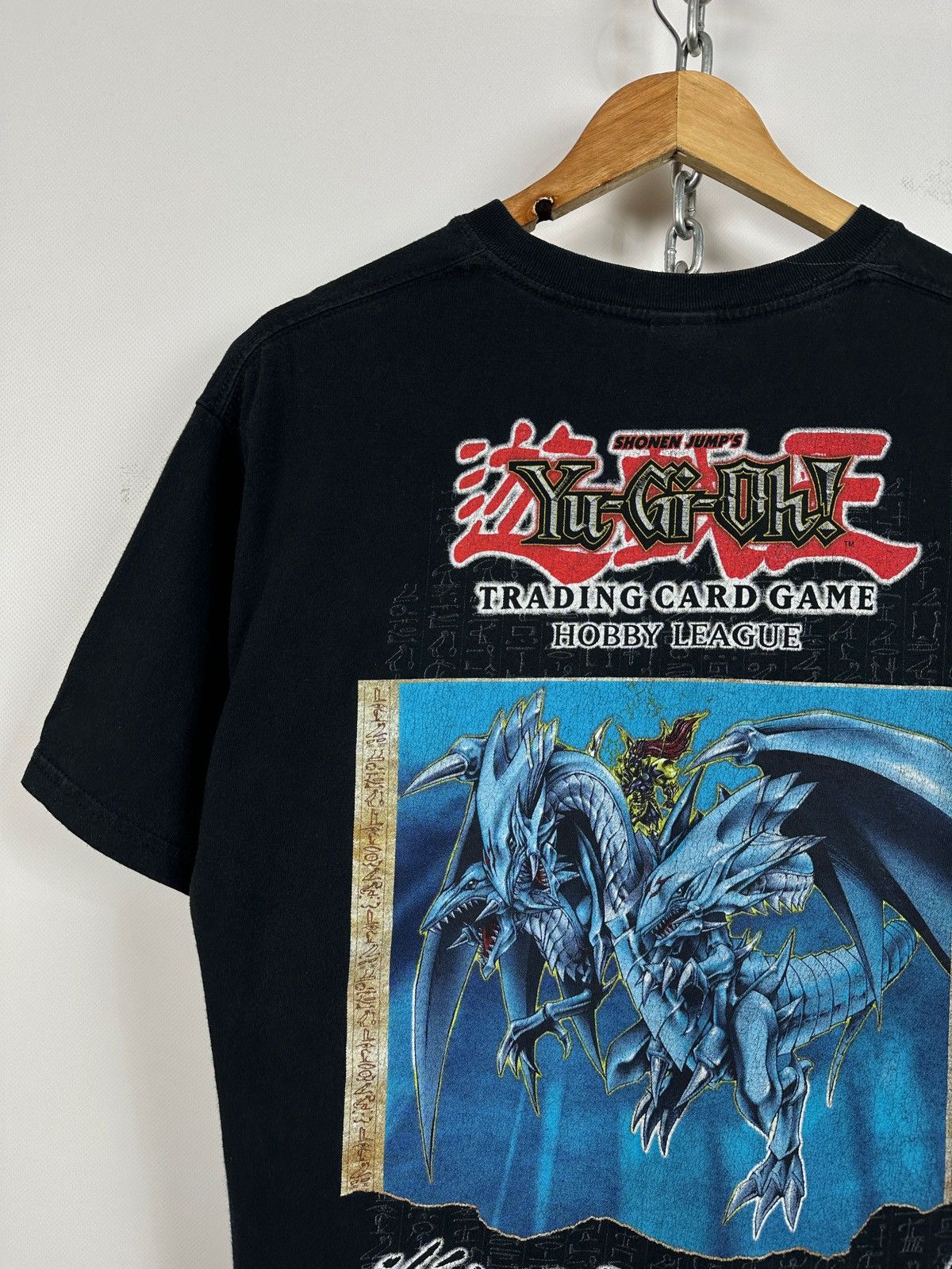 Anime 1996 Vintage Kazuki Takahashi Yu Gi Oh Hobby League T-Shirt Size US L / EU 52-54 / 3 - 5 Thumbnail