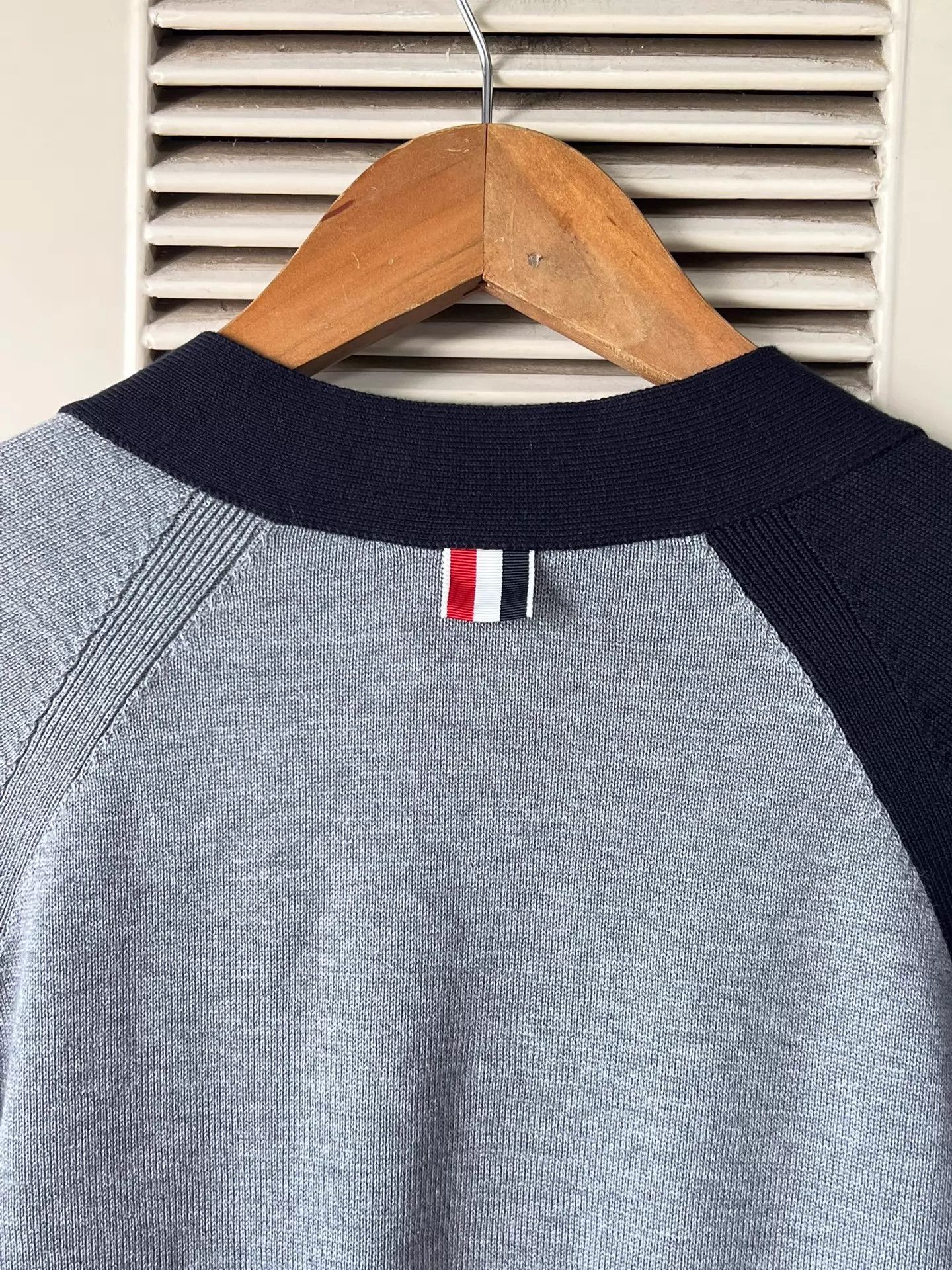 Thom Browne Thom Browne Color Block 4-Bar Blue-Grey Cardigan 38 Size XS / US 0-2 / IT 36-38 - 9 Thumbnail