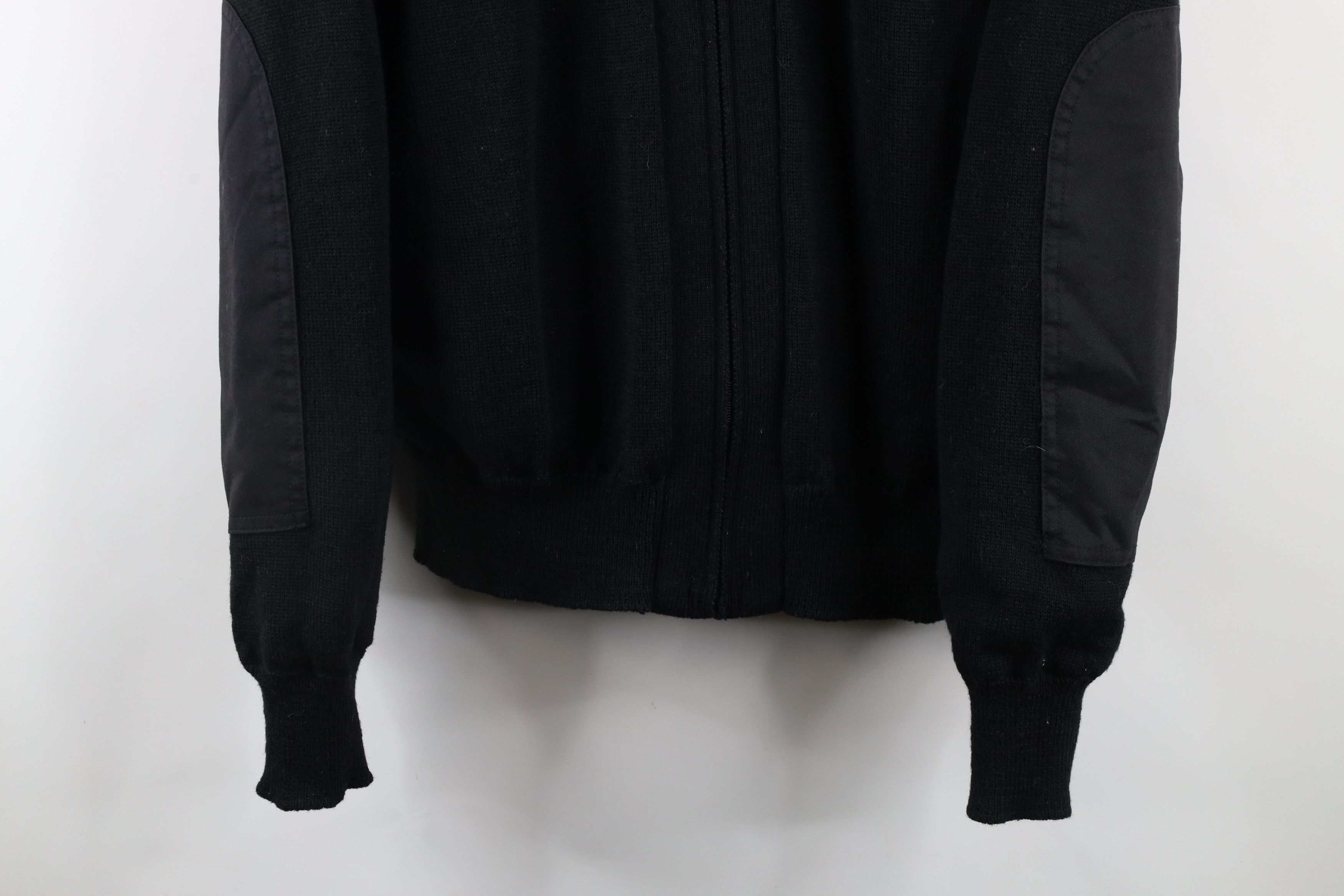 Vintage Vintage 90s Blauer Wool Blend Commando Sweater Jacket USA Size US L / EU 52-54 / 3 - 3 Thumbnail