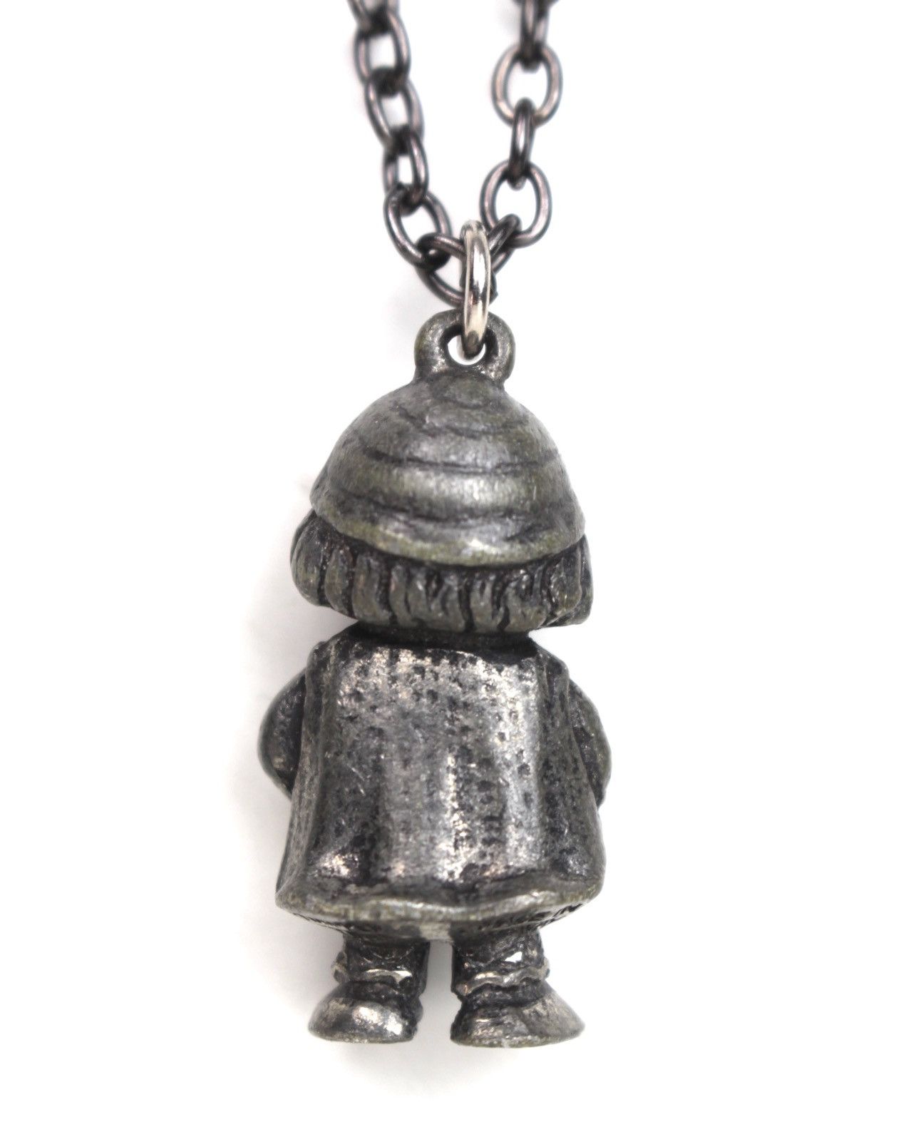 Vintage 2000S JAPANESE MADE PEWTER LITTLE GIRL FIGURINE NECKLACE Size ONE SIZE - 3 Thumbnail
