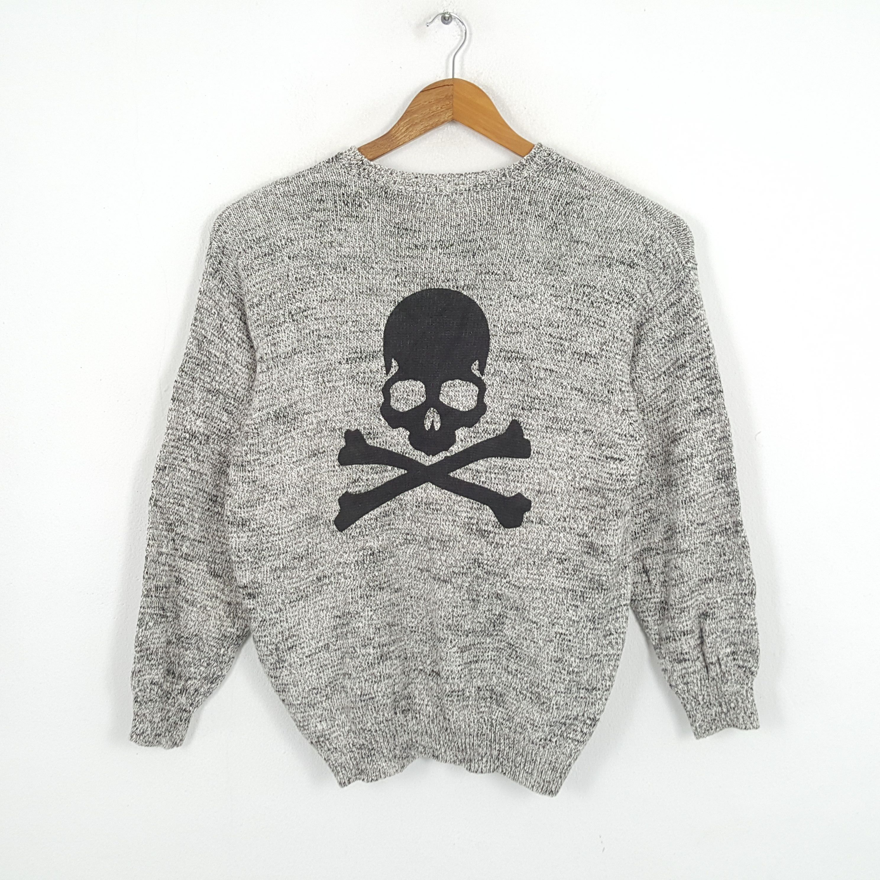 Vintage Vintage GIOFERRARI ITALY SKULLS Japanese Custom Sweathisrts Size US L / EU 52-54 / 3 - 1 Thumbnail