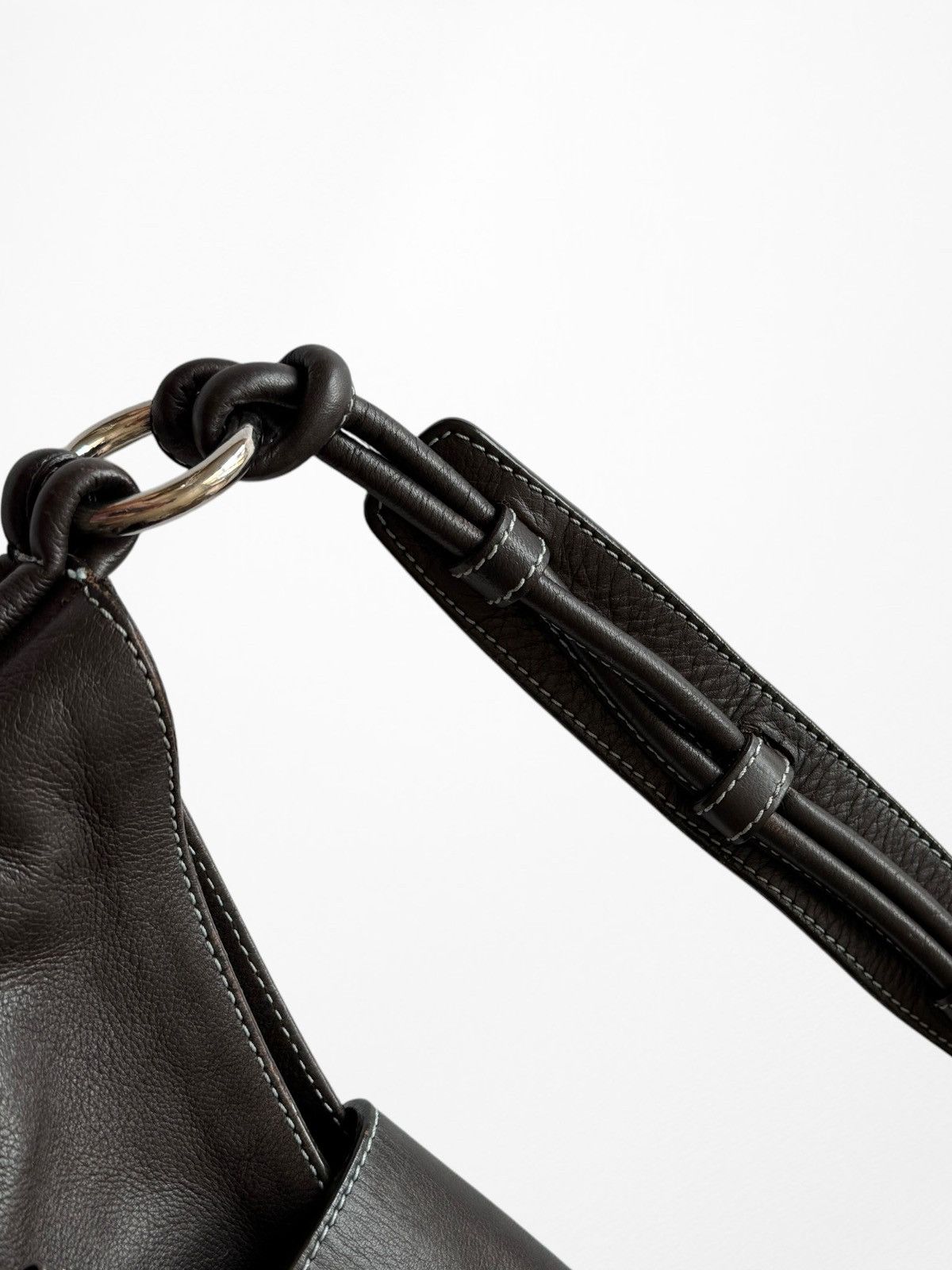 Giorgio Armani Emporio Armani Vintage Leather Handle Royal Bag 80’s Size ONE SIZE - 8 Thumbnail