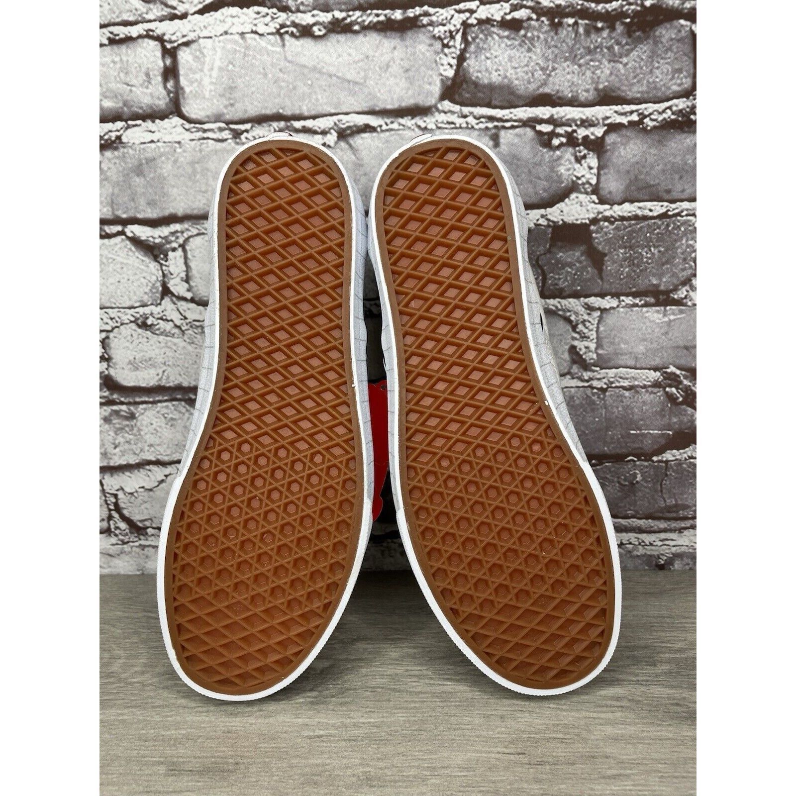 Vans Vans Classic Checkerboard Day White Canvas Sneakers Shoes Me Size US 10 / EU 43 - 7 Thumbnail