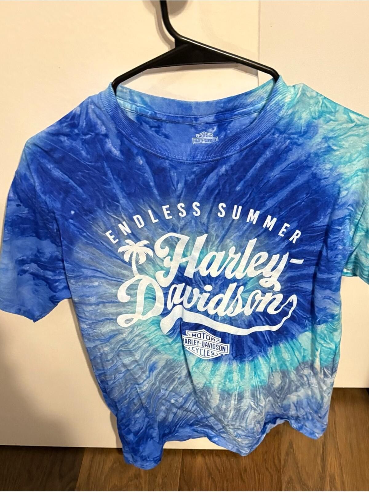 Harley Davidson Harley-Davidson Jamaica Aqua Tie-Dye 'Endless Summer' Tee Size M / US 6-8 / IT 42-44 - 1 Thumbnail