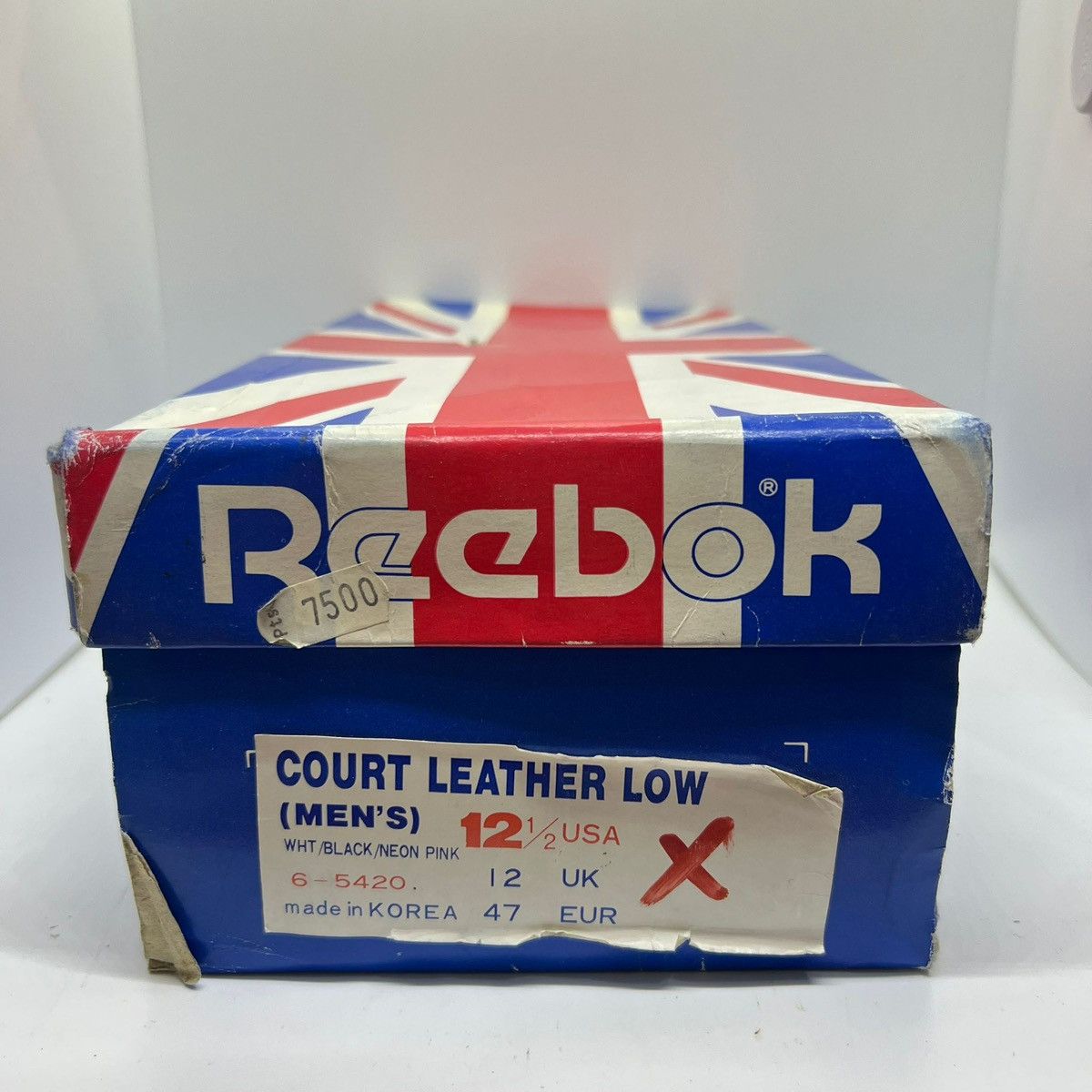 Reebok × Vintage Brand new with box Early 90’s Reebok Court Leather Low Size US 12.5 / EU 45-46 - 7 Thumbnail