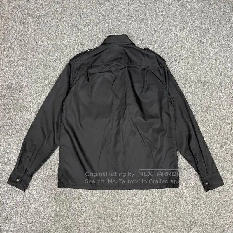 Prada Prada Black Nylon Long Sleeve Men's Shirt. Size US S / EU 44-46 / 1 - 2 Thumbnail