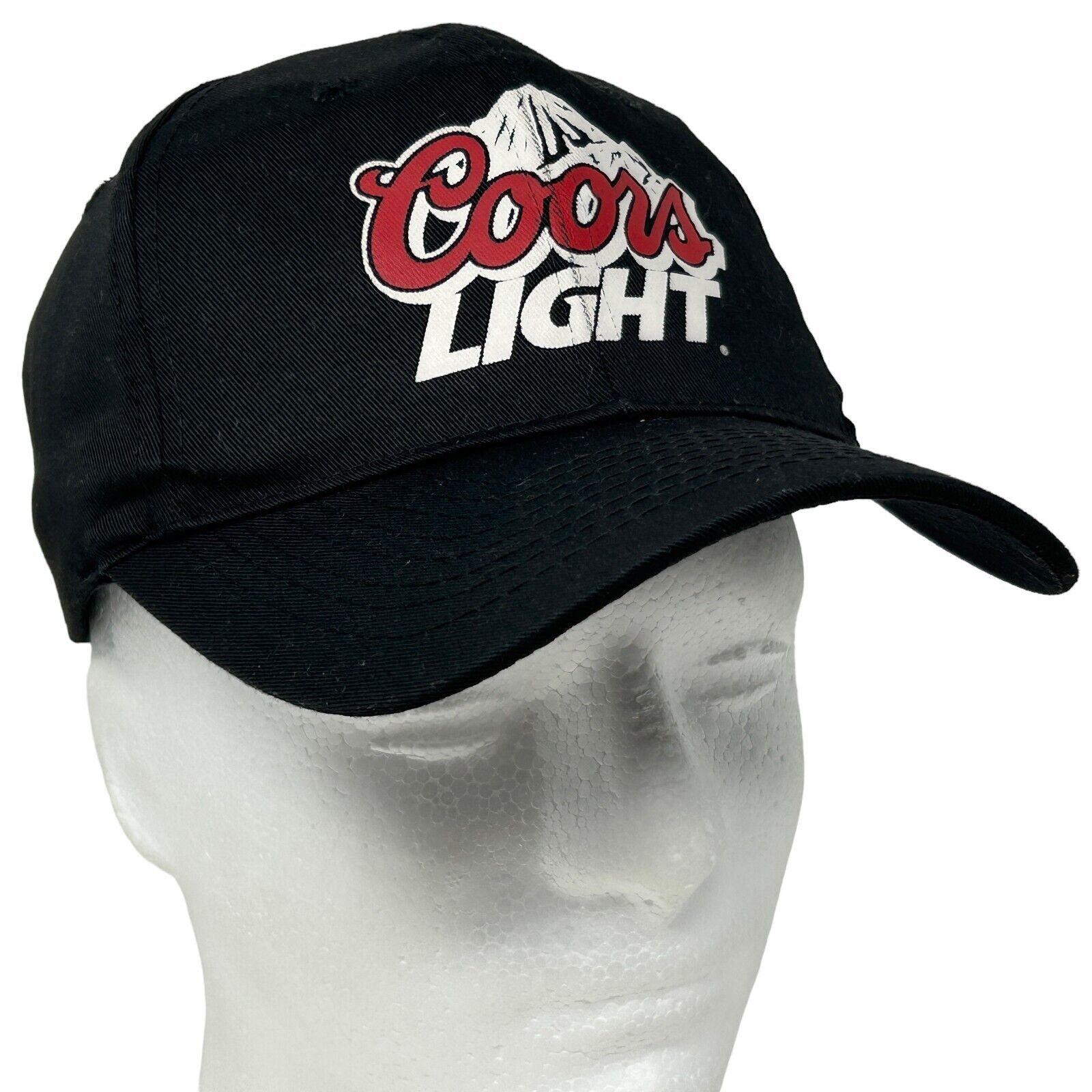 Vintage Vintage 90s Coors Light Hat Baseball Cap Beer Brewery Black Size ONE SIZE - 9 Thumbnail