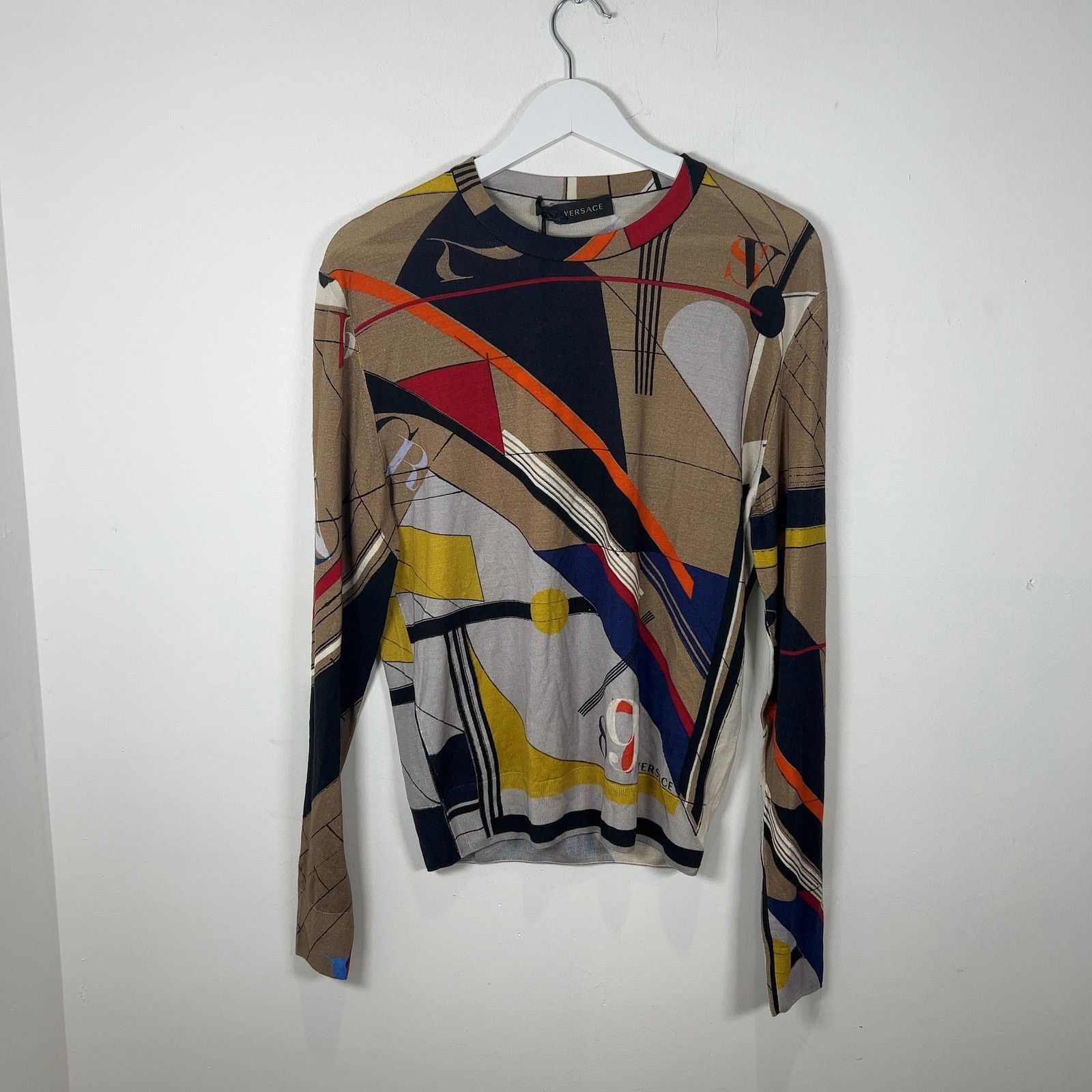 Versace Versace Bauhaus Print Sweater Size US M / EU 48-50 / 2 - 1 Thumbnail