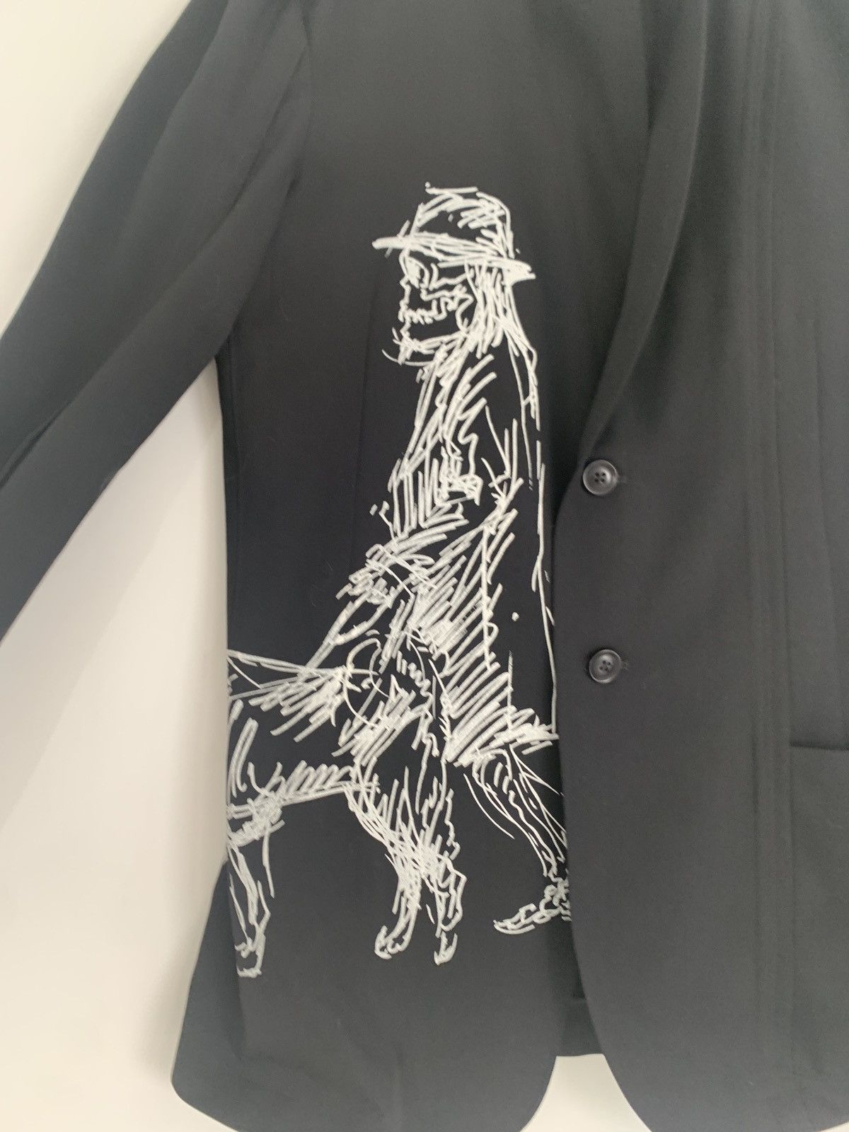 Yohji Yamamoto Printed jacket Size 40R - 5 Thumbnail