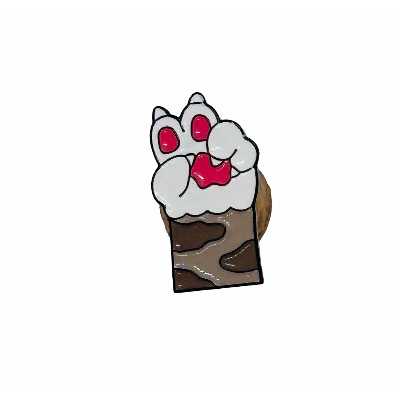 Other NEW Enamel Pin Lapel cat footprint piece and Love brooch fo Size ONE SIZE - 5 Thumbnail
