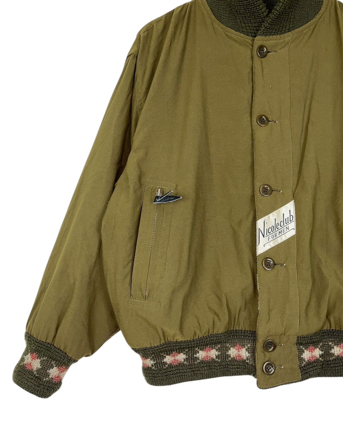 Nicole Club Vtg Reversible Nicole Club For Men Wool Cotton Heavy Jacket Size US M / EU 48-50 / 2 - 15 Thumbnail