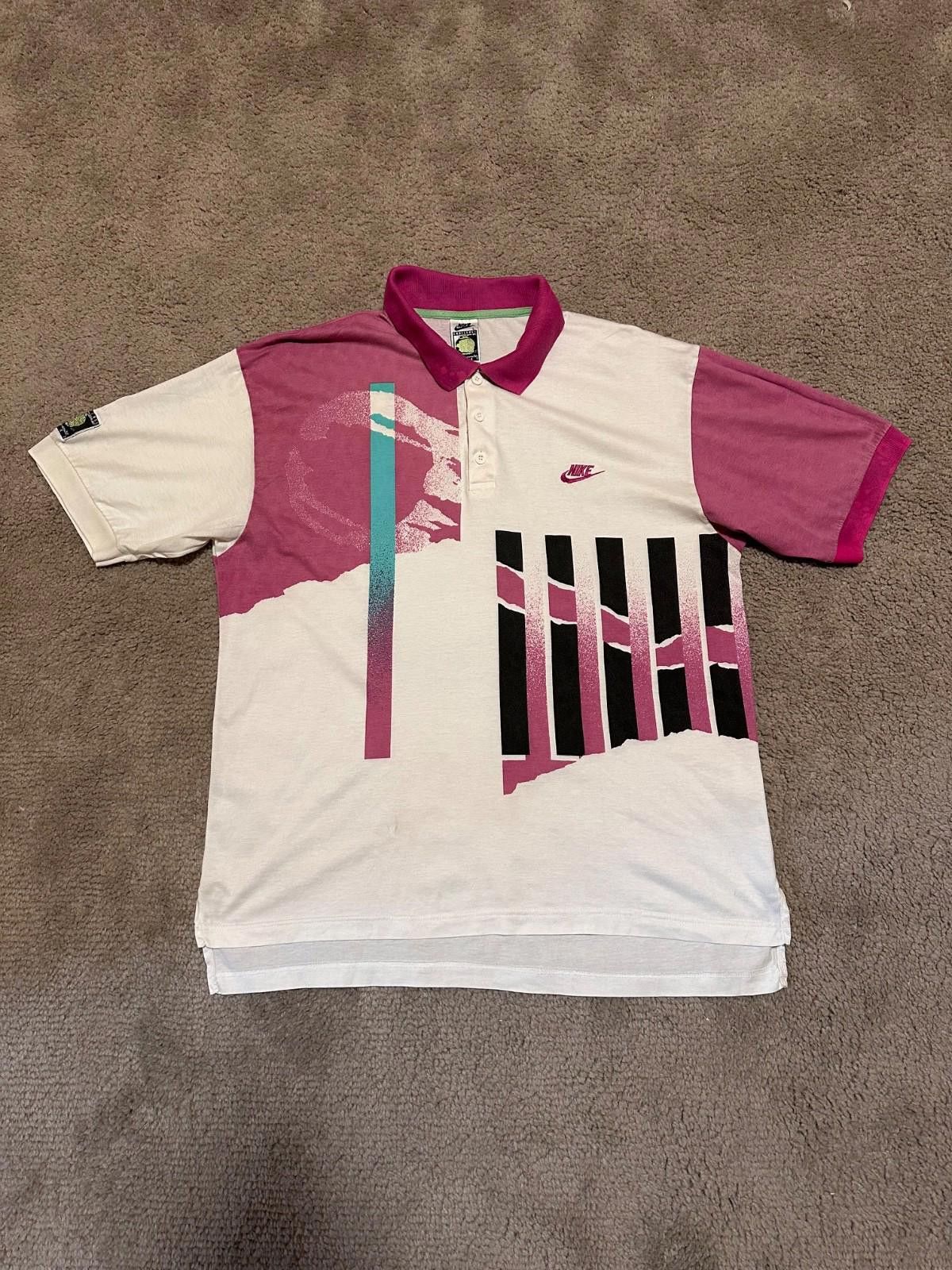 Nike Vintage Nike Challenge Court Polo Large Size US L / EU 52-54 / 3 - 1 Thumbnail
