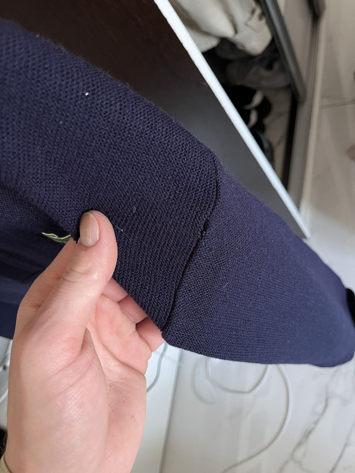 Lacoste Vintage Lacoste Navy Cardigan 90s Classic Logo Made in Spain Size US XL / EU 56 / 4 - 10 Thumbnail