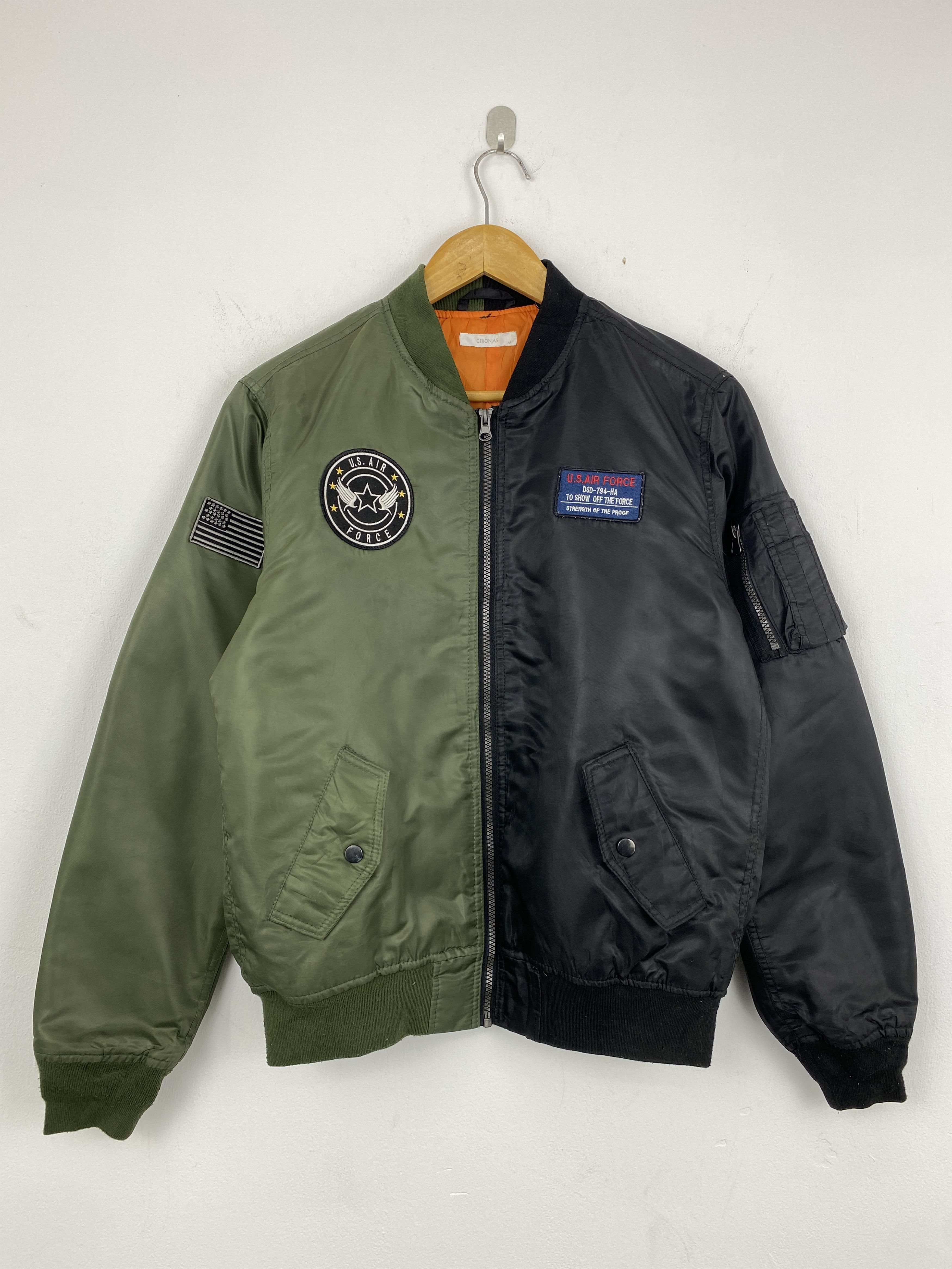 Bomber Jacket × Freewheelers × Military Vintage Us Airforce Two 