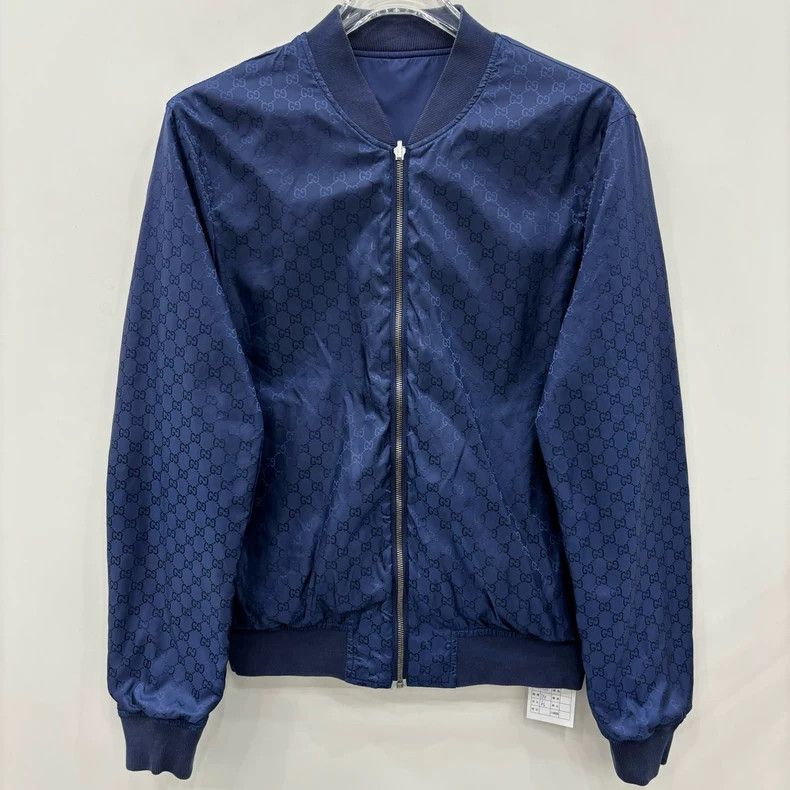 Gucci Gucci Logo full print on both sides with zipper jacket 2504 Size US M / EU 48-50 / 2 - 4 Thumbnail