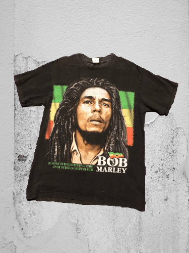 Vintage BOB MARLEY FAN SHIRT T-Shirt Size US M / EU 48-50 / 2 - 1 Thumbnail