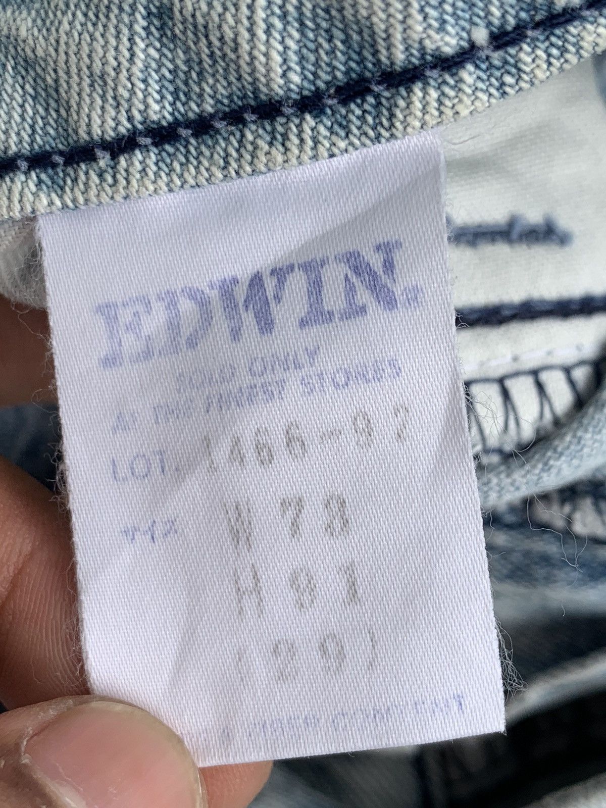 Edwin × Japanese Brand × Vintage Edwin vintage denim Size US 29 - 9 Thumbnail