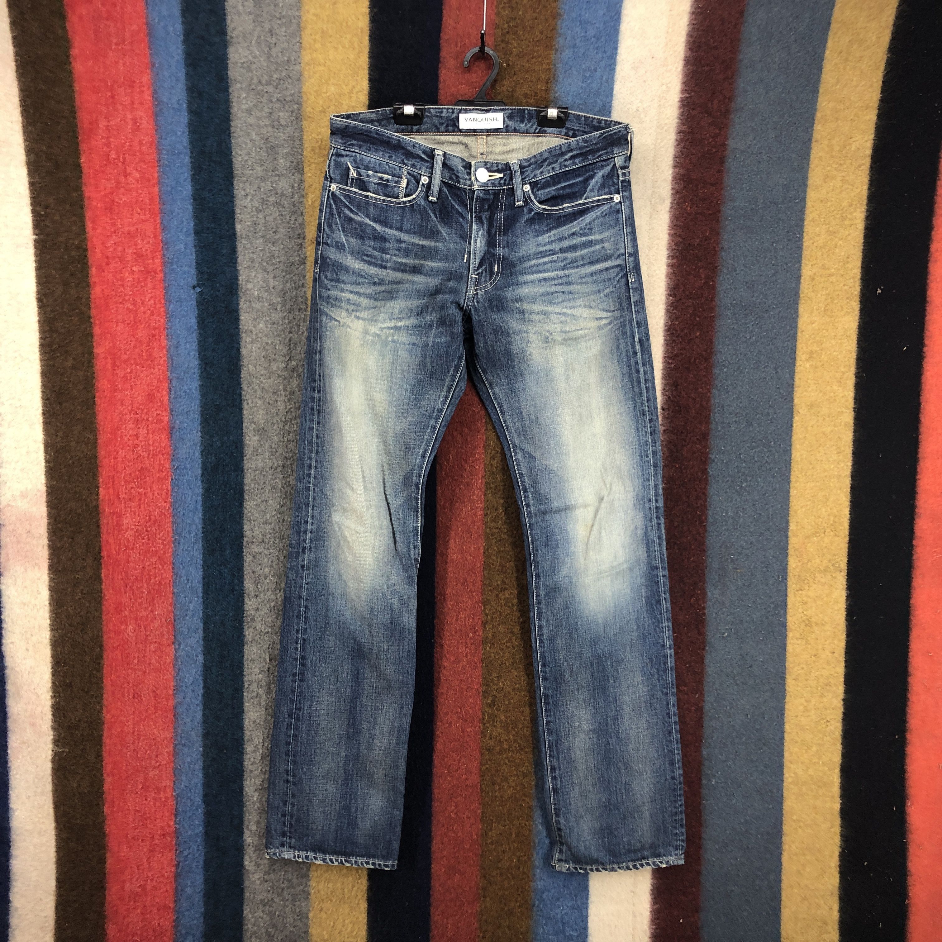 Vanquish VANQUISH Made In JAPAN Washed Denim #0732/AF Size US 33 - 1 Thumbnail