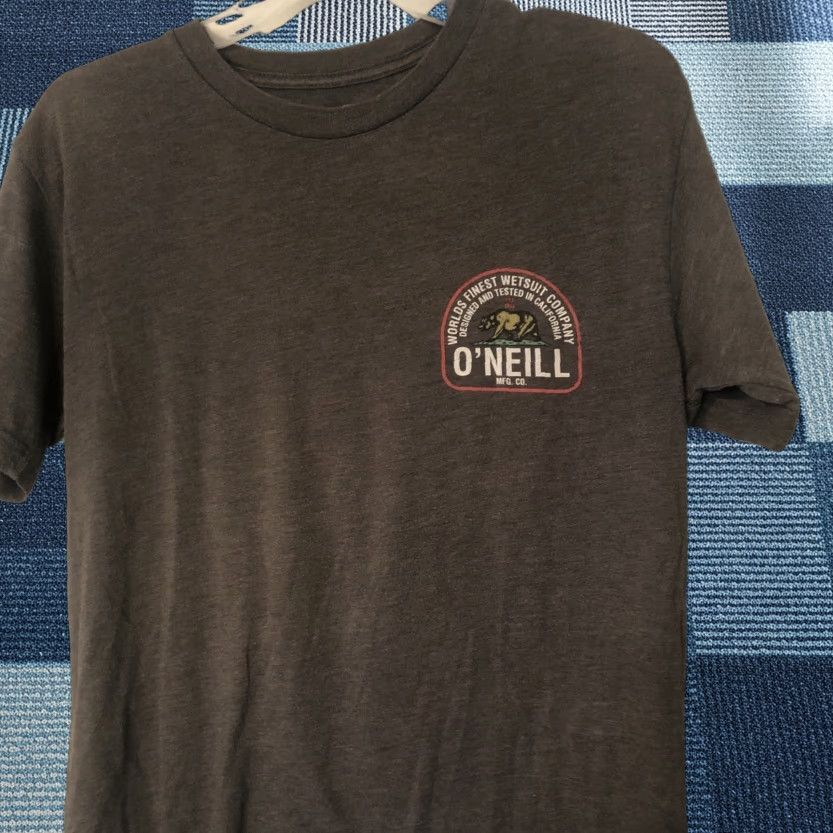 O'Neill O'Neill T Shirt Mens S Small Worlds Finest Wetsuit Company Surfing Bear Logo Gray Cotton Crew Neck Short Sleeve Logo Graphic Men Regular Vintage No Size US S / EU 44-46 / 1 - 1 Thumbnail