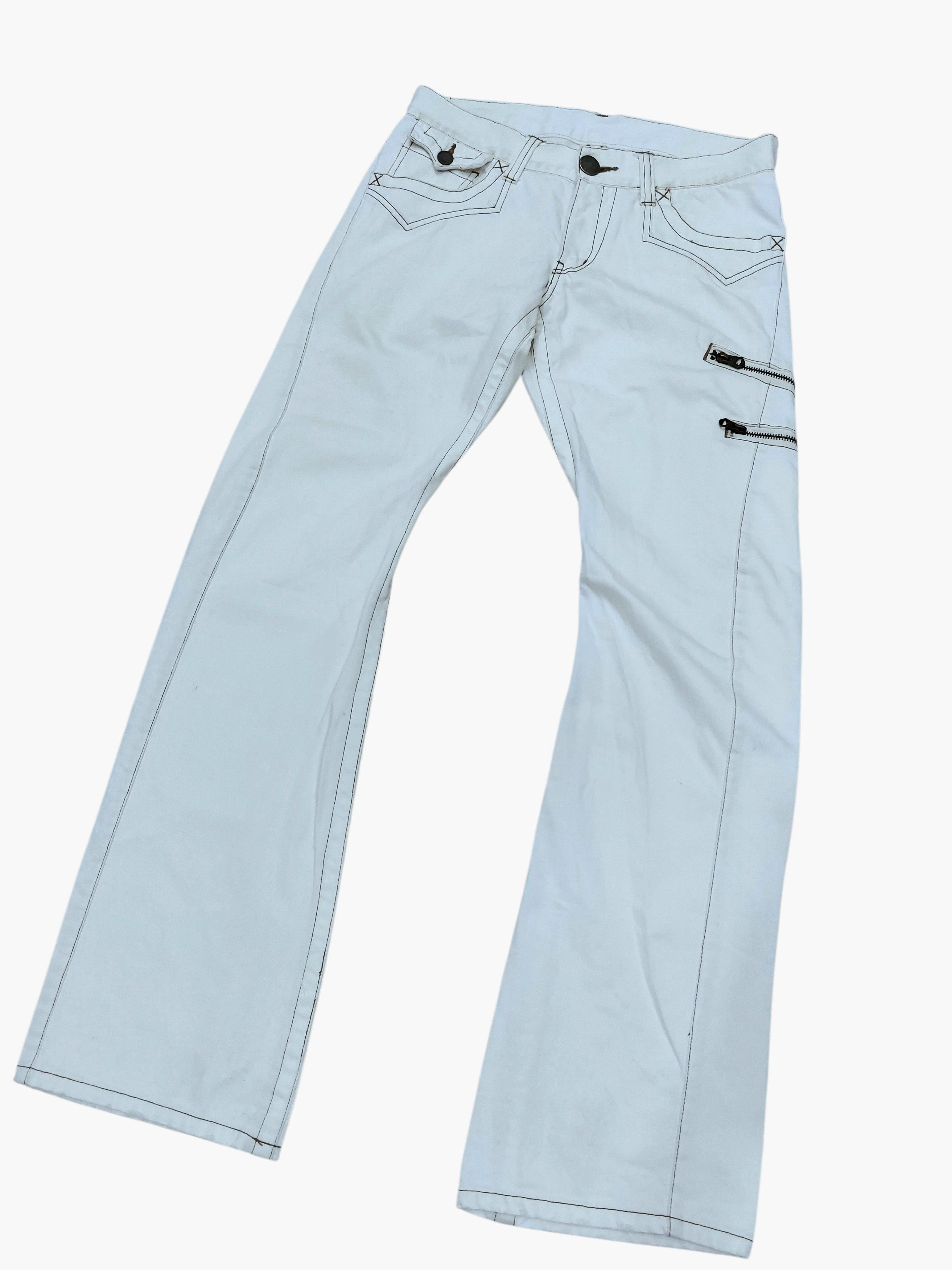 Vintage Flare Rattle Trap Bootcut Rock Style Denim Size US 31 - 1 Thumbnail