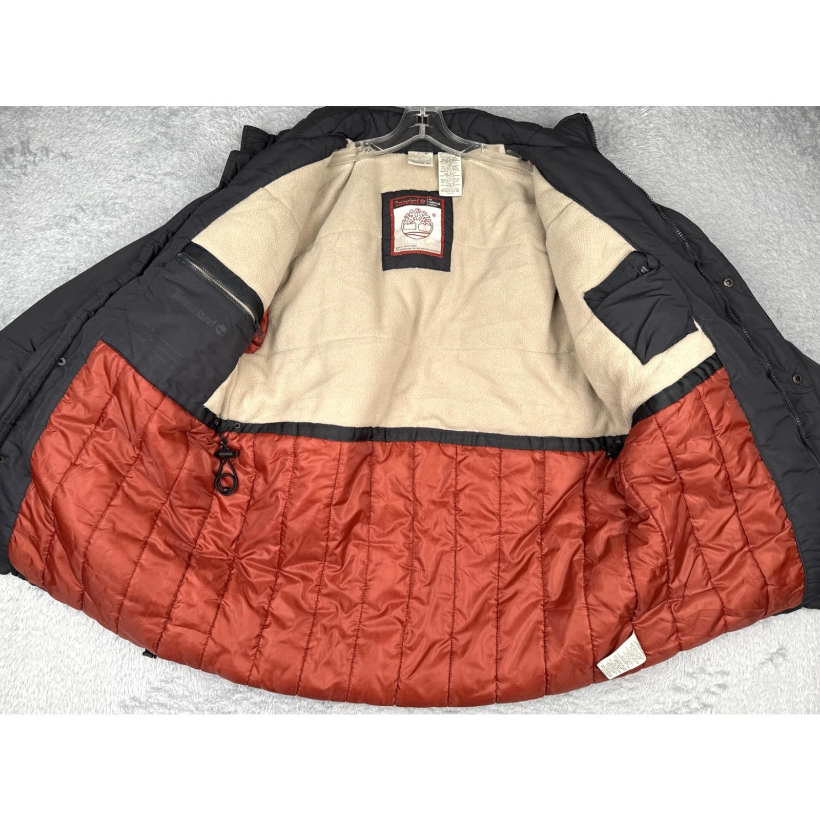 Timberland Timberland Weathergear Jacket Women XL Gray Fleece Lined Insulated Parka Coat Size XL / US 12-14 / IT 48-50 - 2 Thumbnail