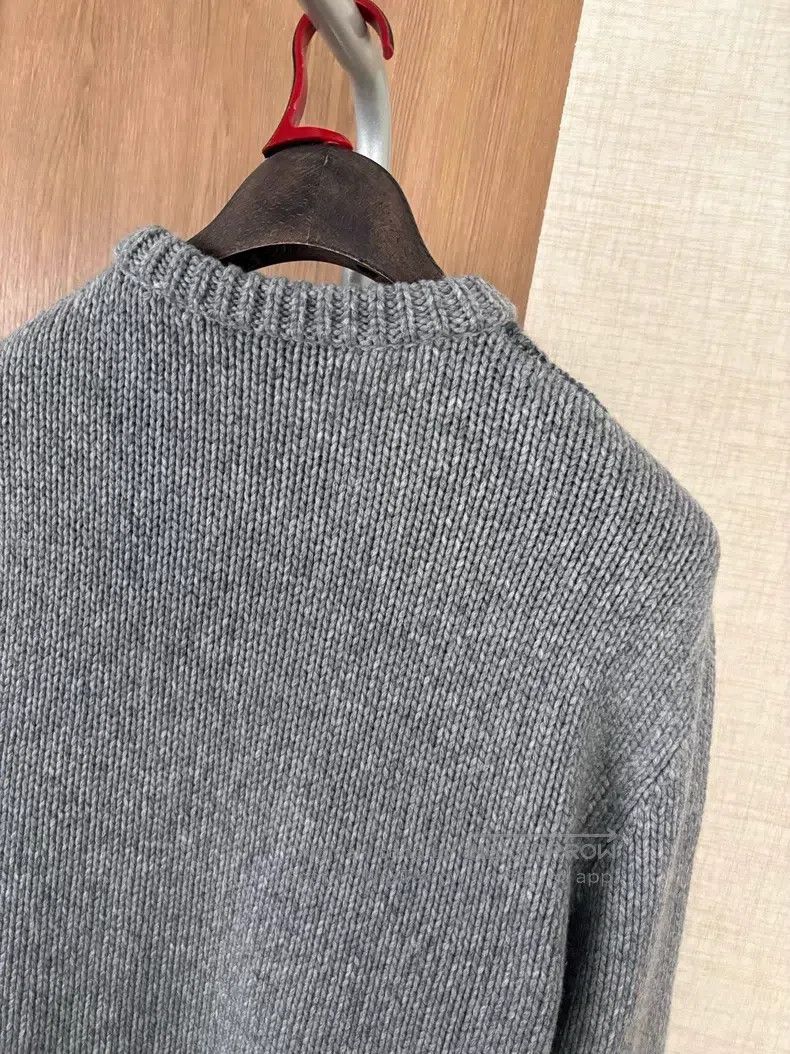 Hermes Hermes Autumn-Winter Men's Chunky Knit Sweater Size US L / EU 52-54 / 3 - 9 Thumbnail