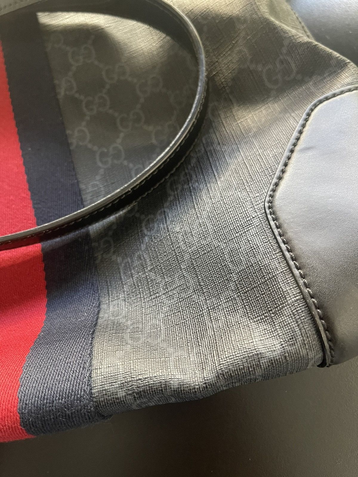 Gucci Gucci Messenger Crossbody Bag Black Size ONE SIZE - 3 Thumbnail