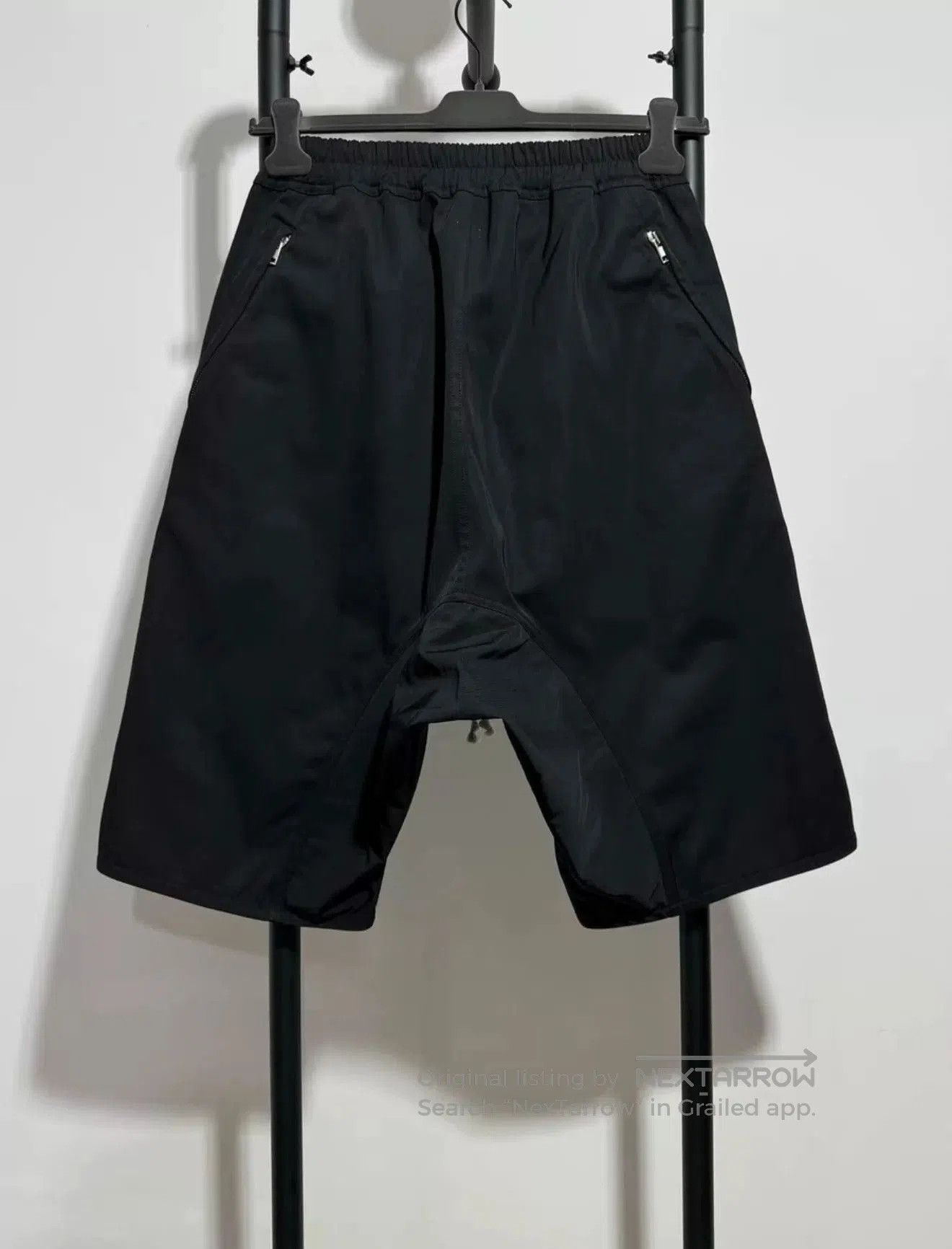 Rick Owens Rick Owens Black Mainline Shorts. Size US 30 / EU 46 - 2 Thumbnail