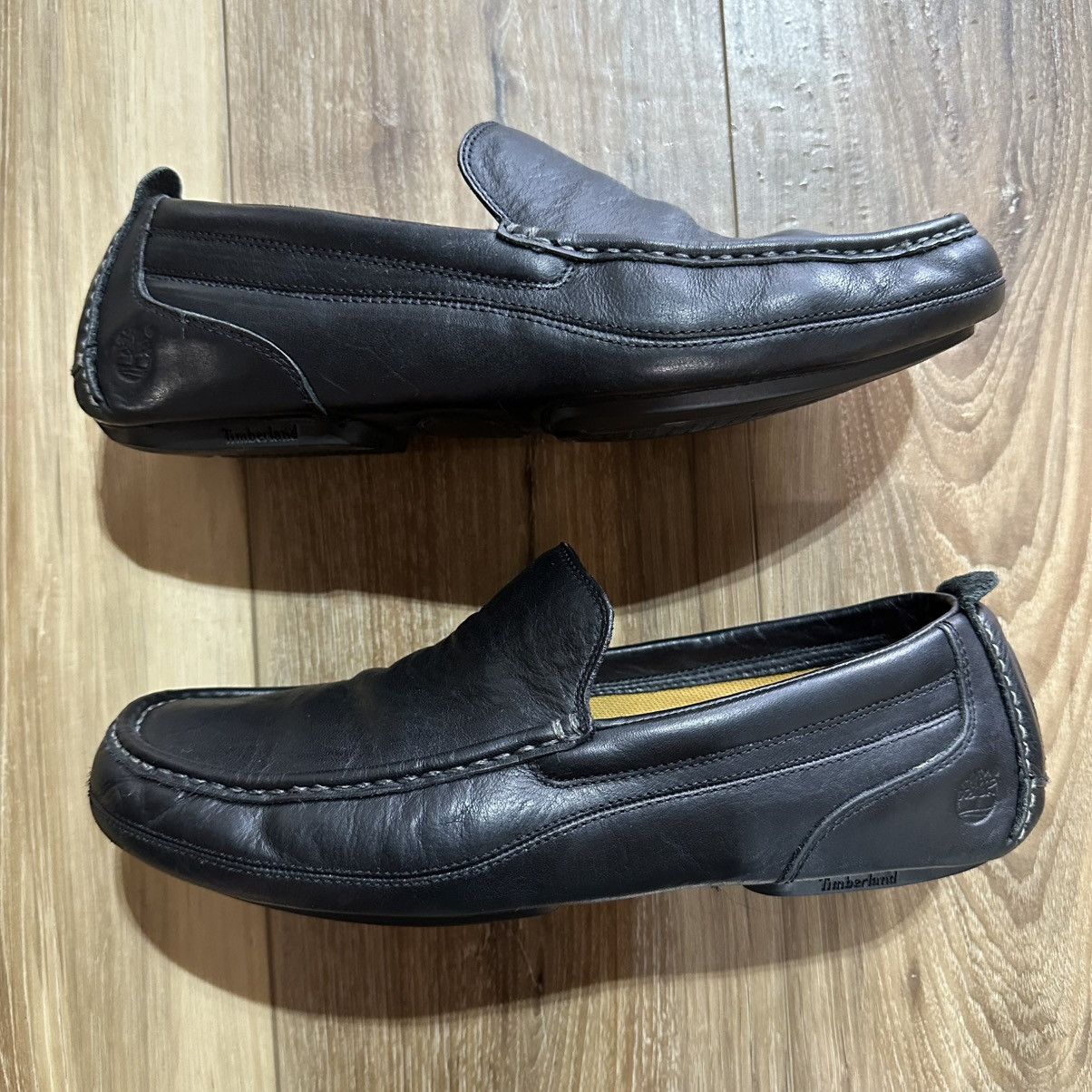 Timberland Timberland Leather Driving Slip On Style Loafers, Black, 9.5 Size US 9.5 / EU 42-43 - 1 Thumbnail