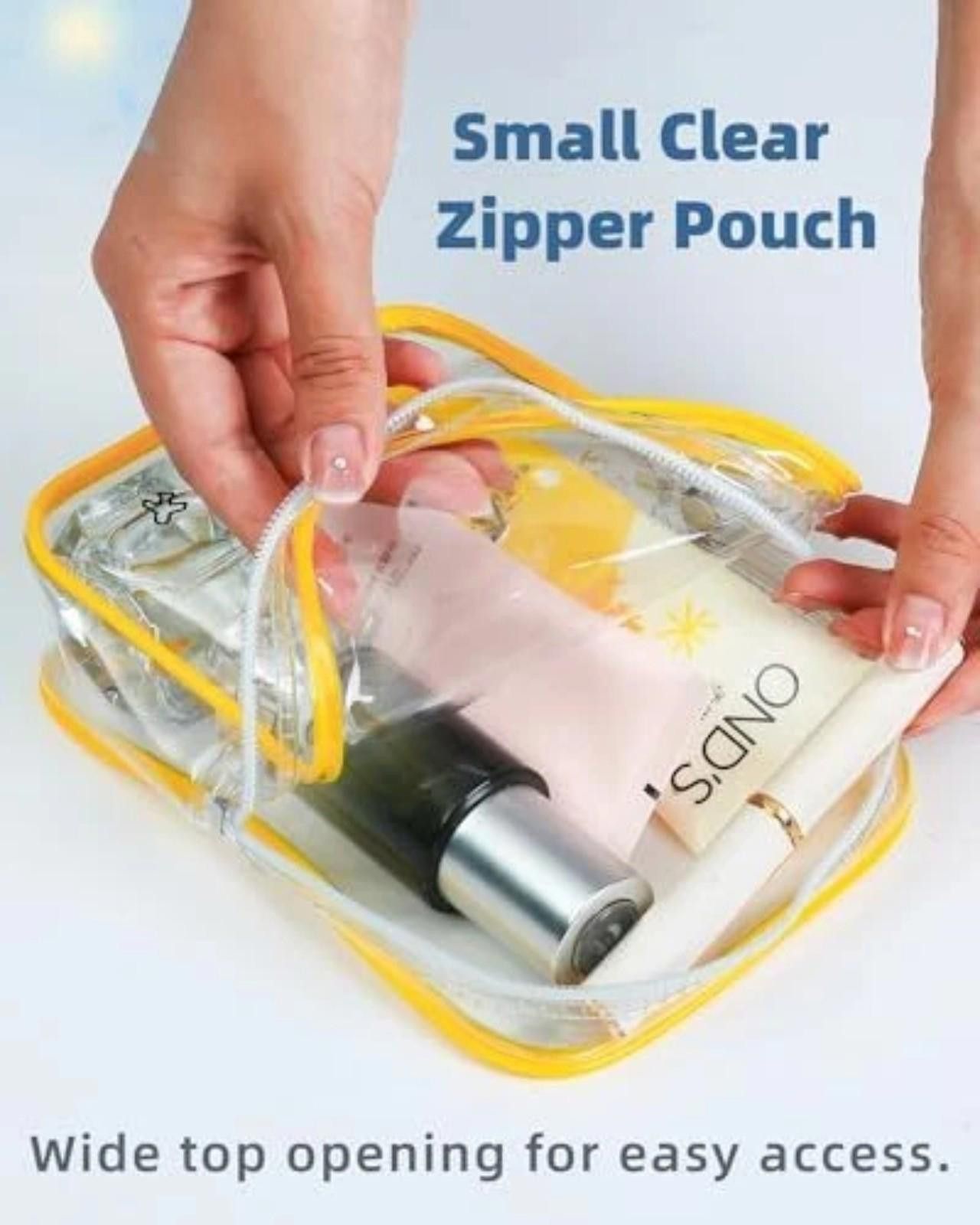 Other 4 Pack TSA Approved Clear Toiletry Bags Size ONE SIZE - 4 Thumbnail